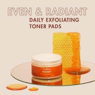 Foto 4 | Almohadillas Faciales Sheamoisture Even And Radiant Con Miel Cruda, 30 Unidades - Venta Internacional.