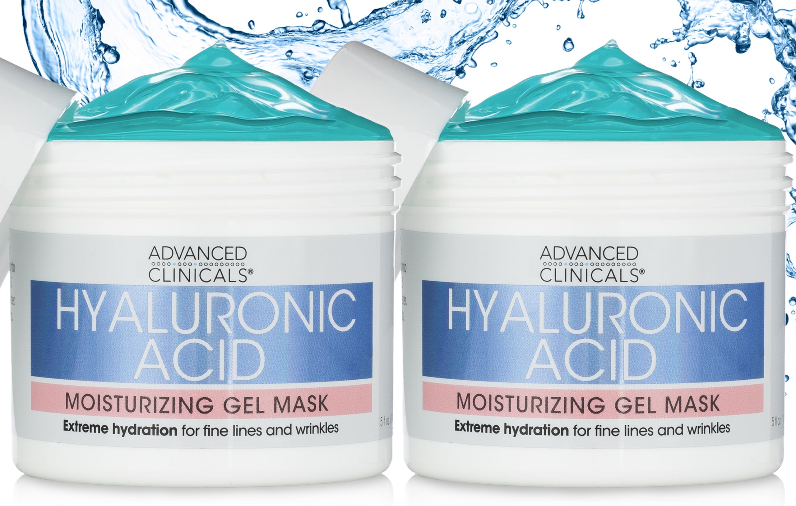 Foto 2 pulgar | Mascarilla Facial En Gel De Ácido Hialurónico De Advanced Clinicals, 150 Ml - Venta Internacional.