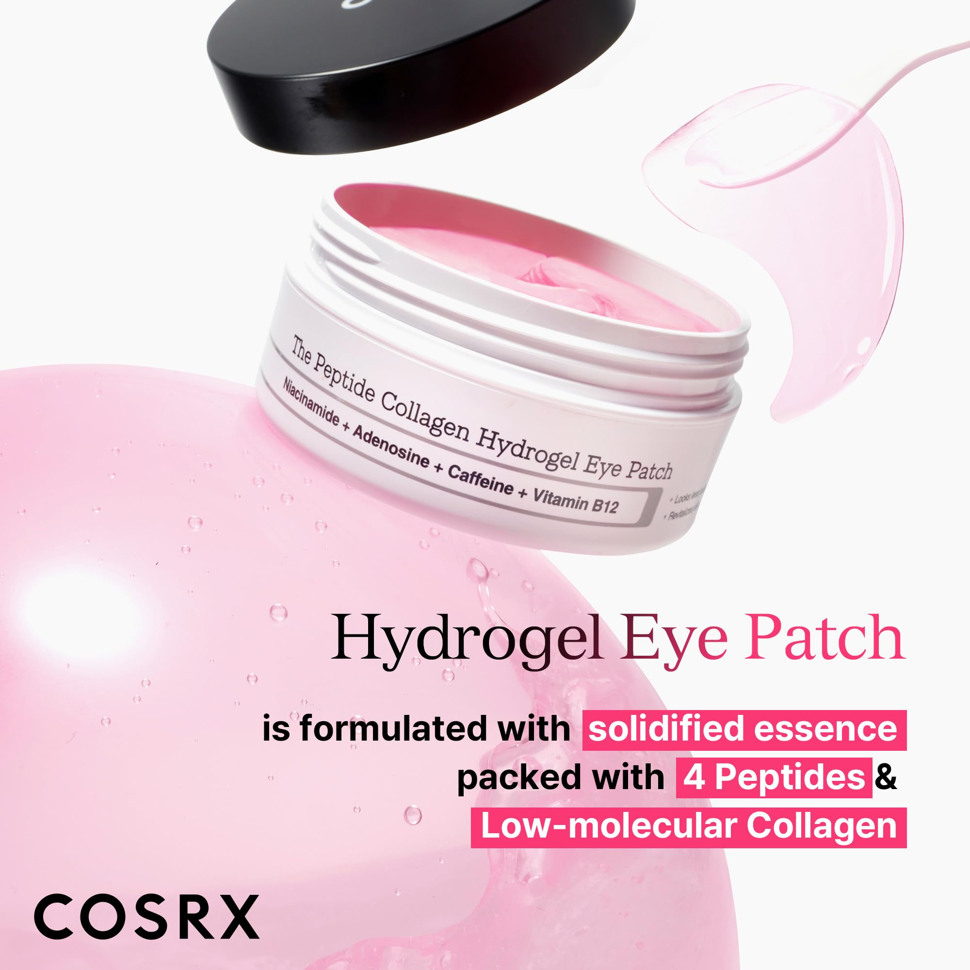 Foto 3 pulgar | Parche Ocular Cosrx, Hidrogel De Colágeno Peptídico, 60 Parches - Venta Internacional.