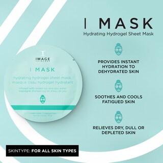 Foto 2 | Mascarilla En Láminas Image Skincare I Mask Hidratante Con Ácido Hialurónico - Venta Internacional.