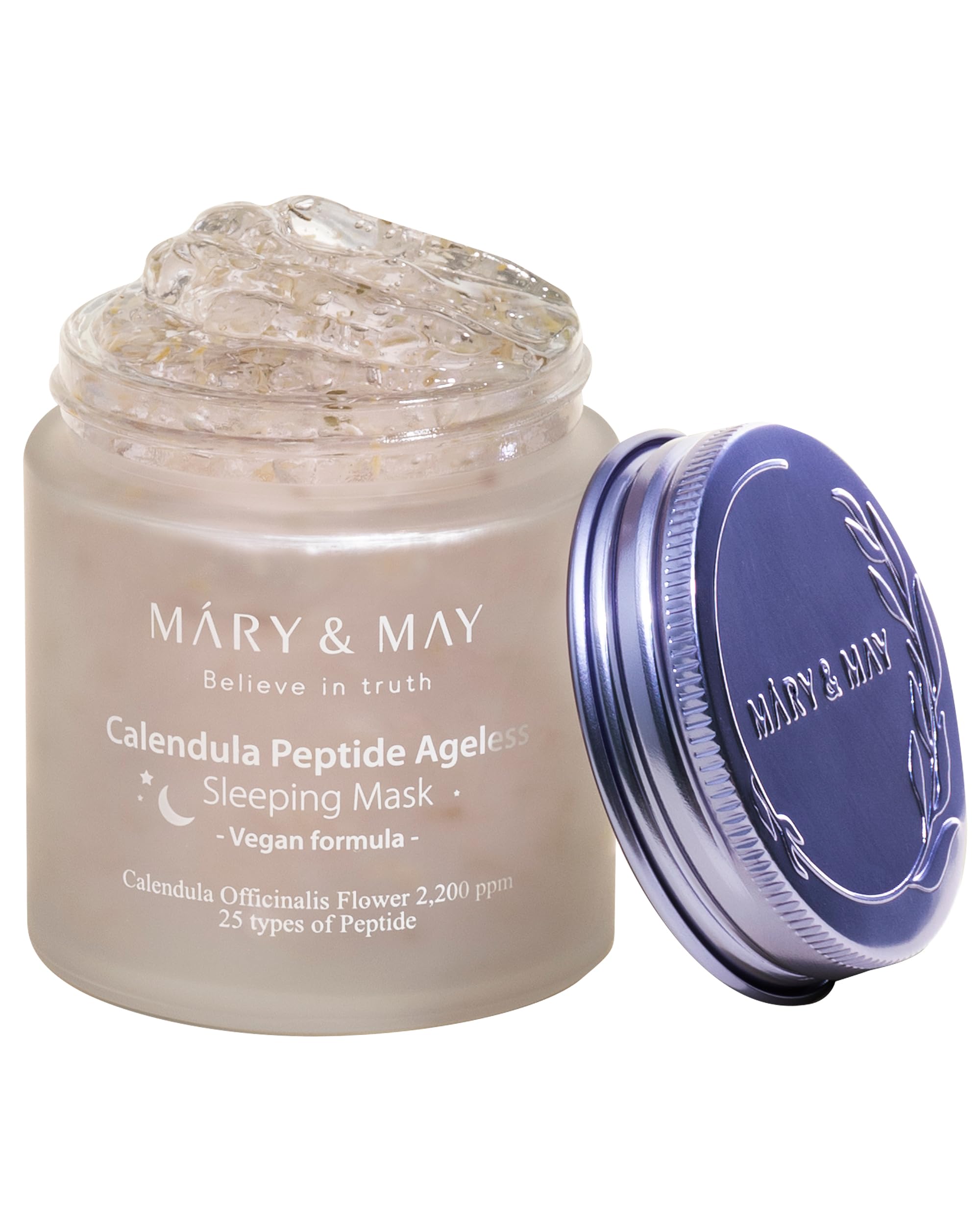 Foto 2 pulgar | Mascarilla Para Dormir Mary&may Vegan Caléndula Peptide Ageless - Venta Internacional.