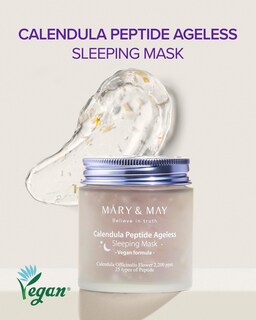 Foto 2 | Mascarilla Para Dormir Mary&may Vegan Caléndula Peptide Ageless - Venta Internacional.