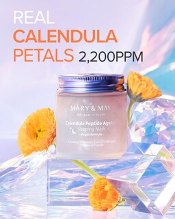 Foto 3 | Mascarilla Para Dormir Mary&may Vegan Caléndula Peptide Ageless - Venta Internacional.