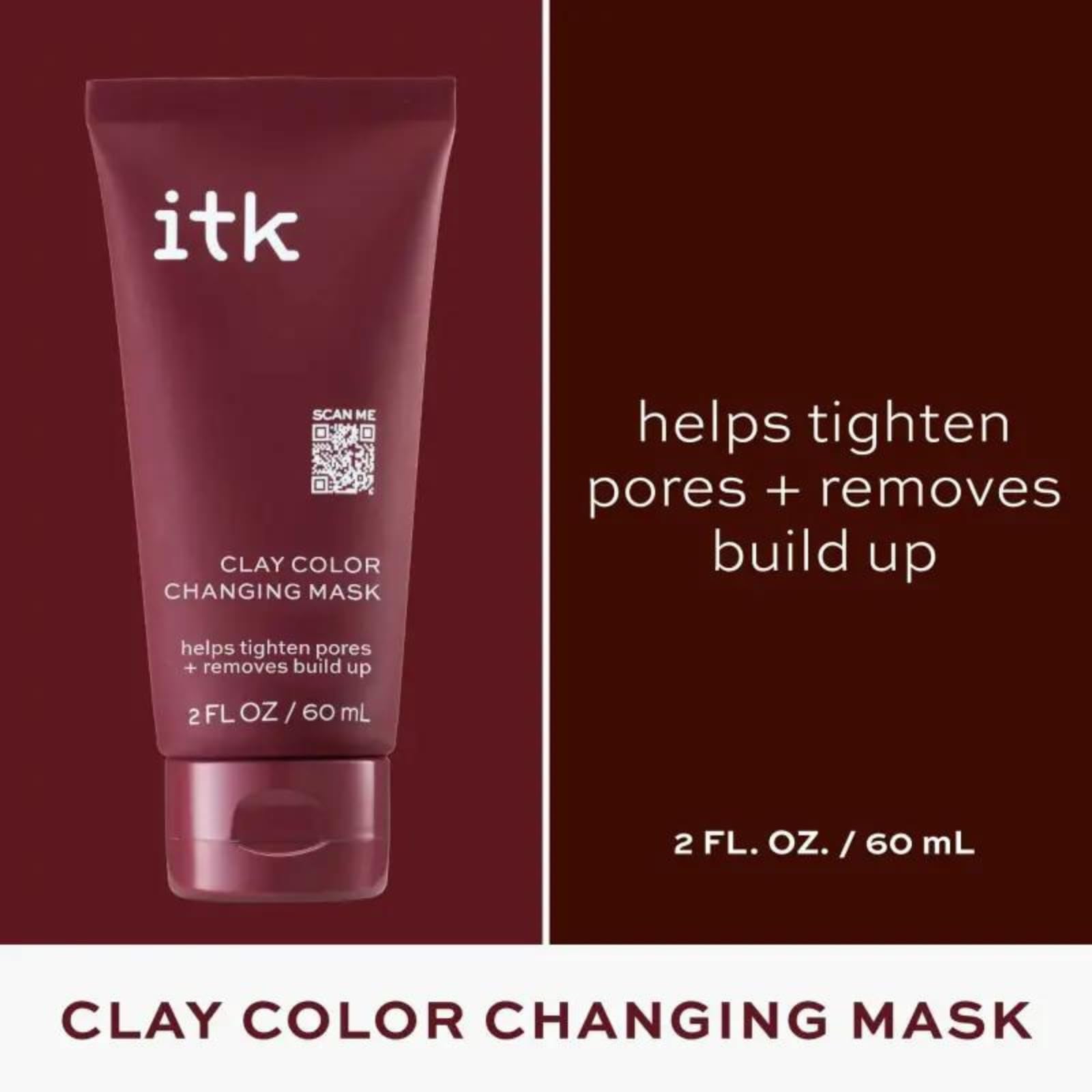 Foto 3 | Mascarilla De Arcilla Que Cambia De Color Itk Deep Pore Cleanser 60 Ml - Venta Internacional.