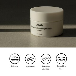 Foto 2 | Mascarilla Nocturna Abib Rice Probiotics Barrier Jelly 80 Ml - Venta Internacional.
