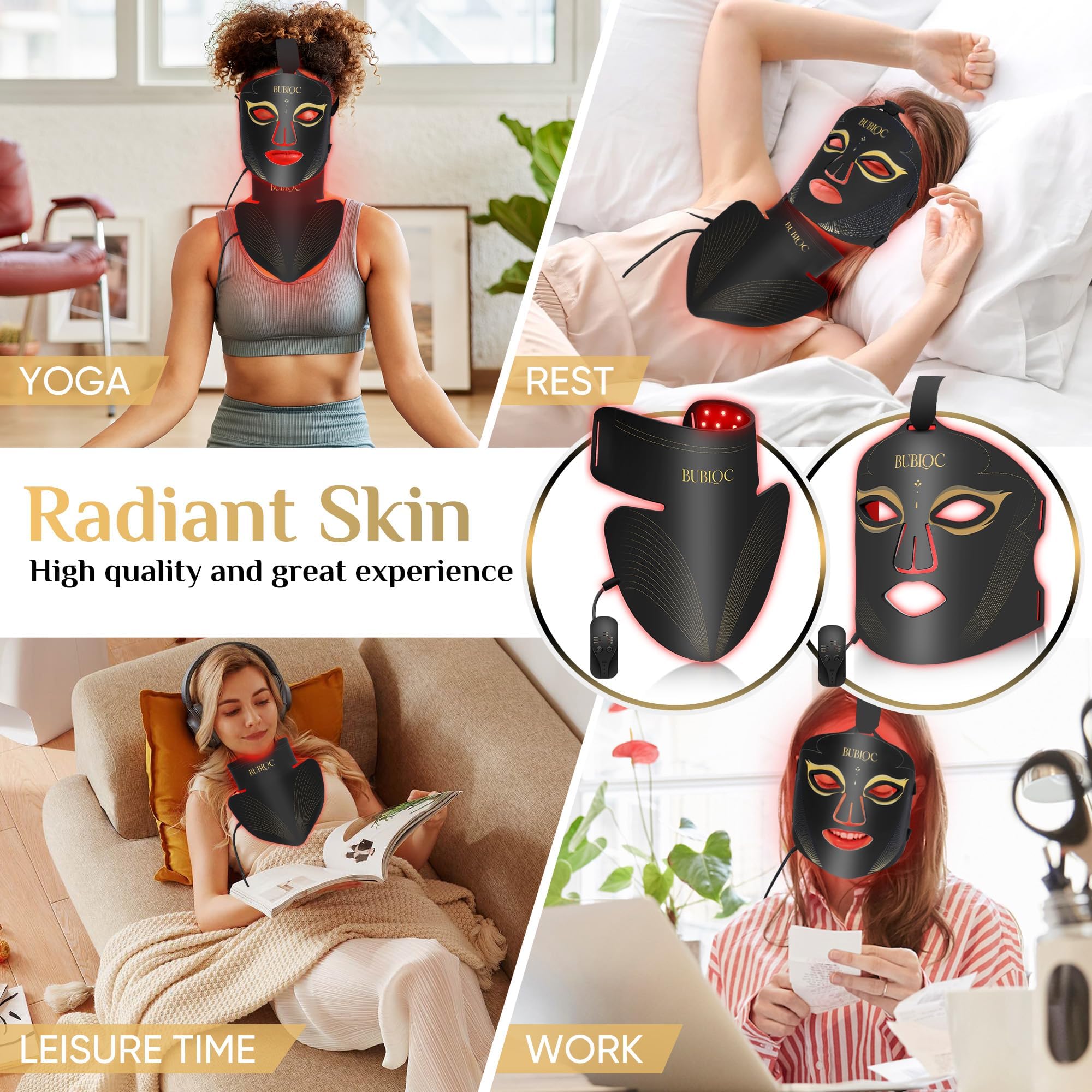 Foto 8 pulgar | Set De Mascarillas De Terapia Con Luz Roja Onisdin Con Brillo De Cinco Niveles - Venta Internacional.