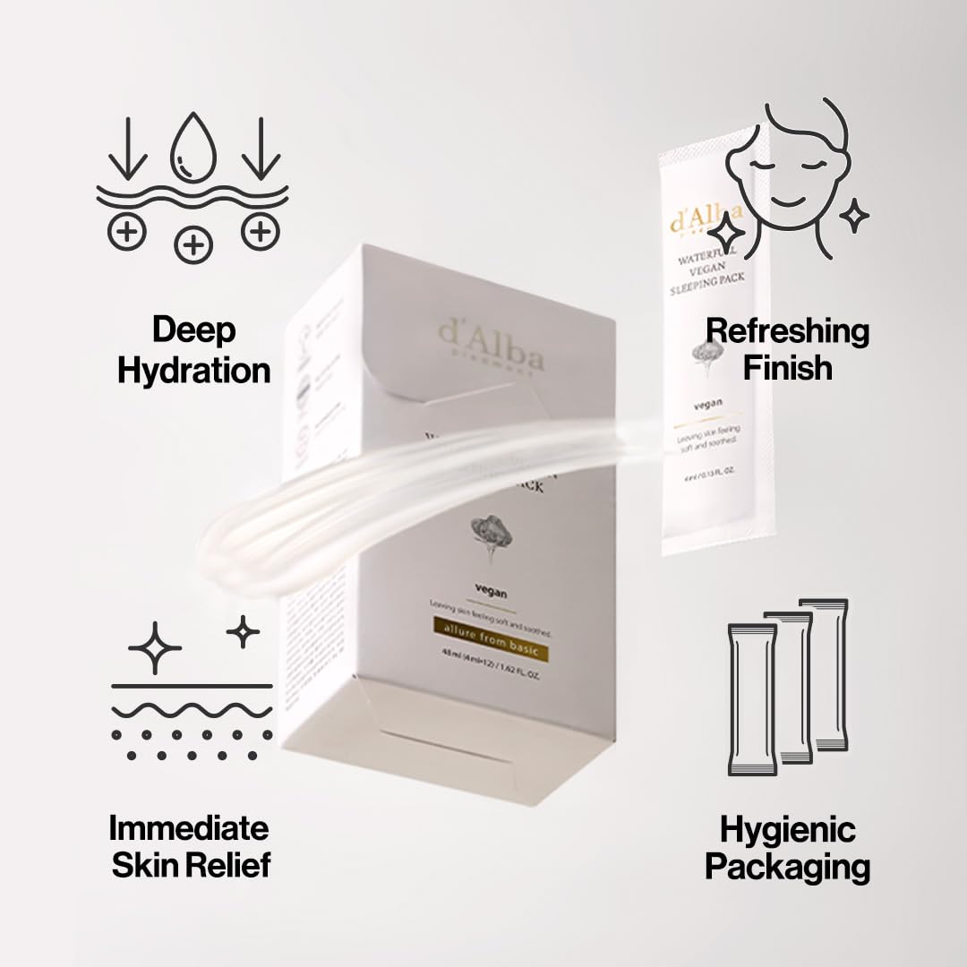 Foto 6 pulgar | Sleeping Pack D'alba Piedmont White Truffle Waterfull Vegan - Venta Internacional.