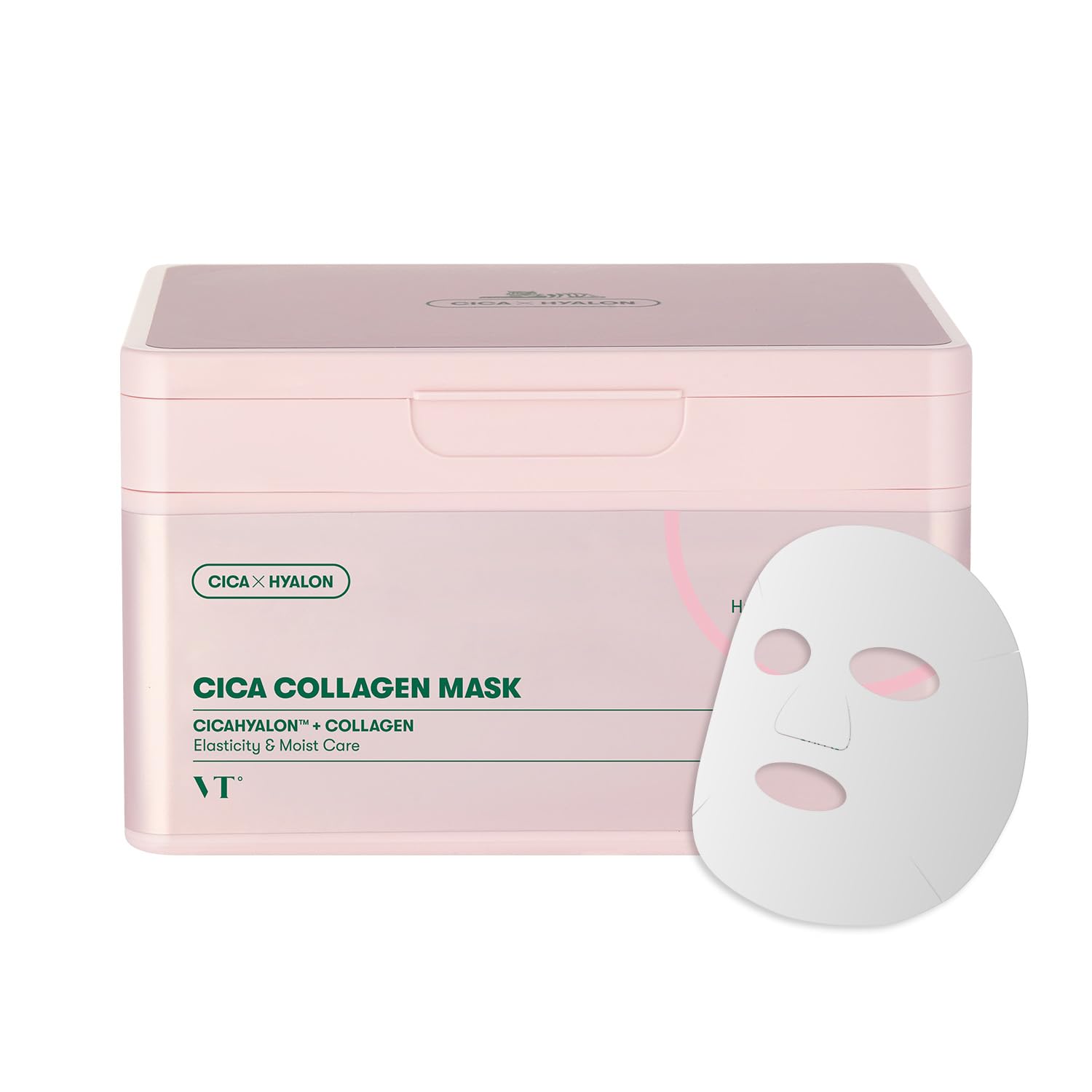 Foto 2 pulgar | Mascarilla Vt Cosmetics Cica Collagen Daily, 30 Hojas - Venta Internacional.