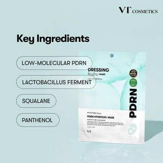 Foto 4 | Máscara De Hidrogel Vt Cosmetics Pdrn A Base De Plantas, 4 Unidades - Venta Internacional.
