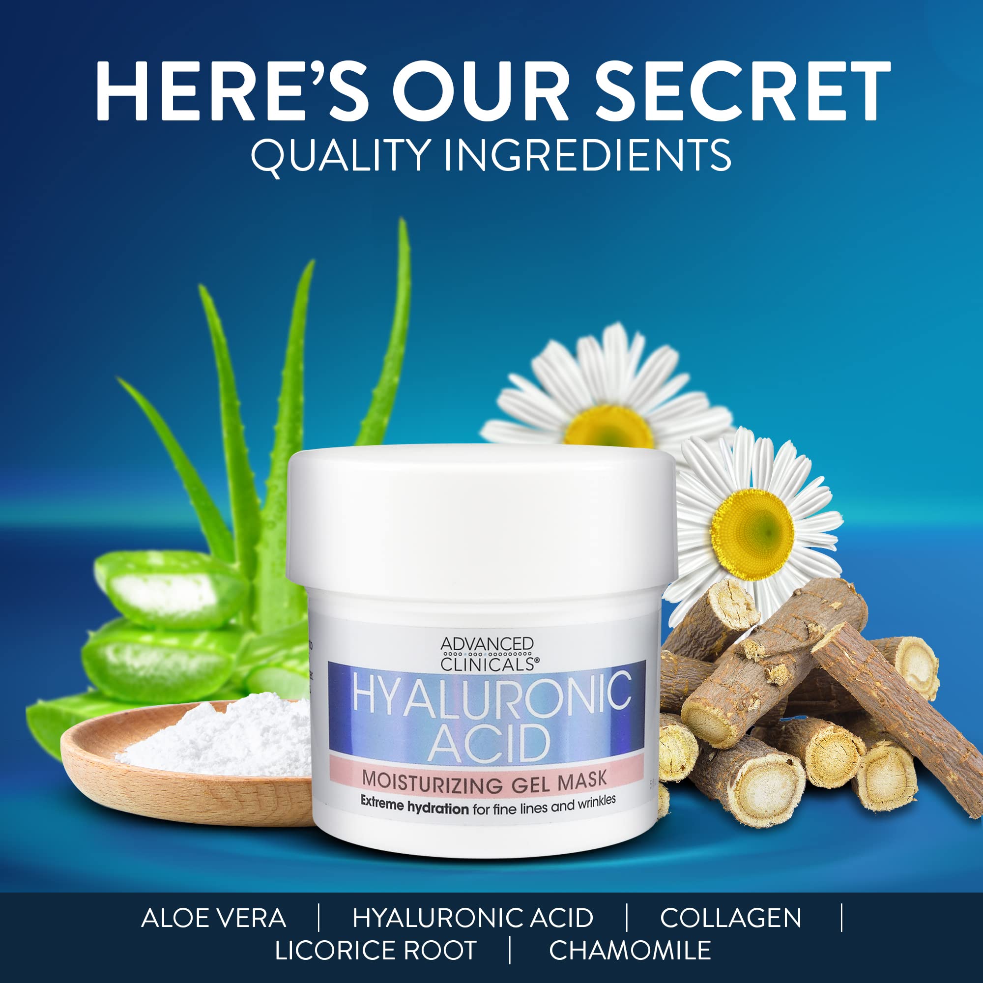 Foto 4 pulgar | Mascarilla Facial En Gel De Ácido Hialurónico De Advanced Clinicals, 150 Ml - Venta Internacional.