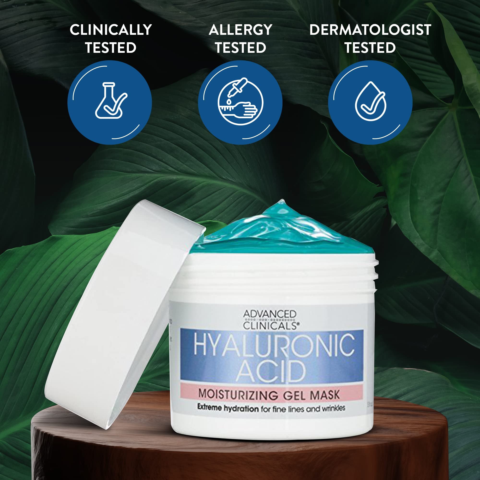 Foto 7 pulgar | Mascarilla Facial En Gel De Ácido Hialurónico De Advanced Clinicals, 150 Ml - Venta Internacional.