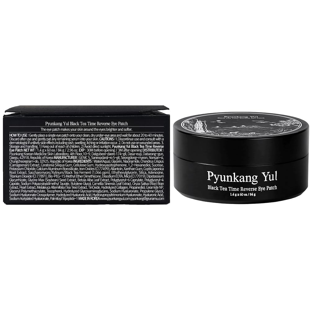 Foto 4 | Parche Para Ojos Pyunkang Yul Black Tea Time Reverse, Antienvejecimiento - Venta Internacional.