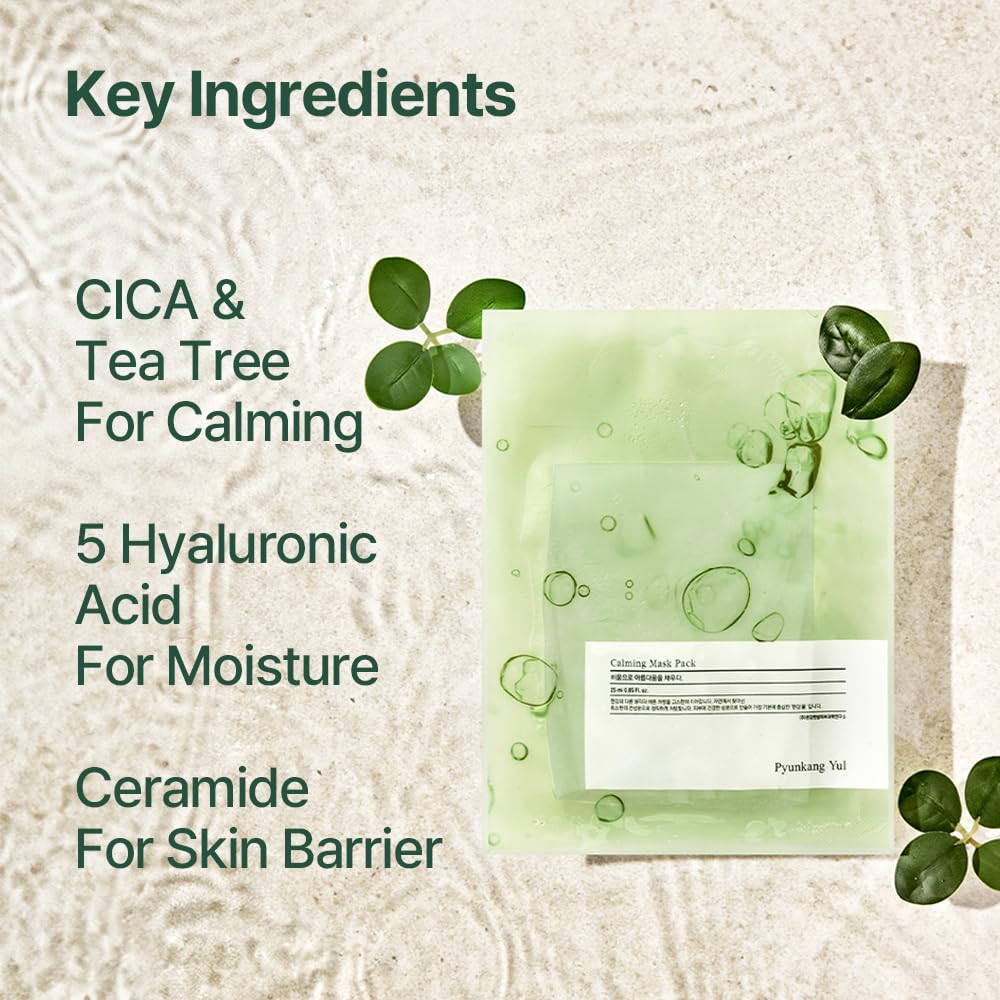 Foto 7 pulgar | Mascarilla Facial Pyunkang Yul Ceramide Calming Con Pantenol, 10 Unidades - Venta Internacional.