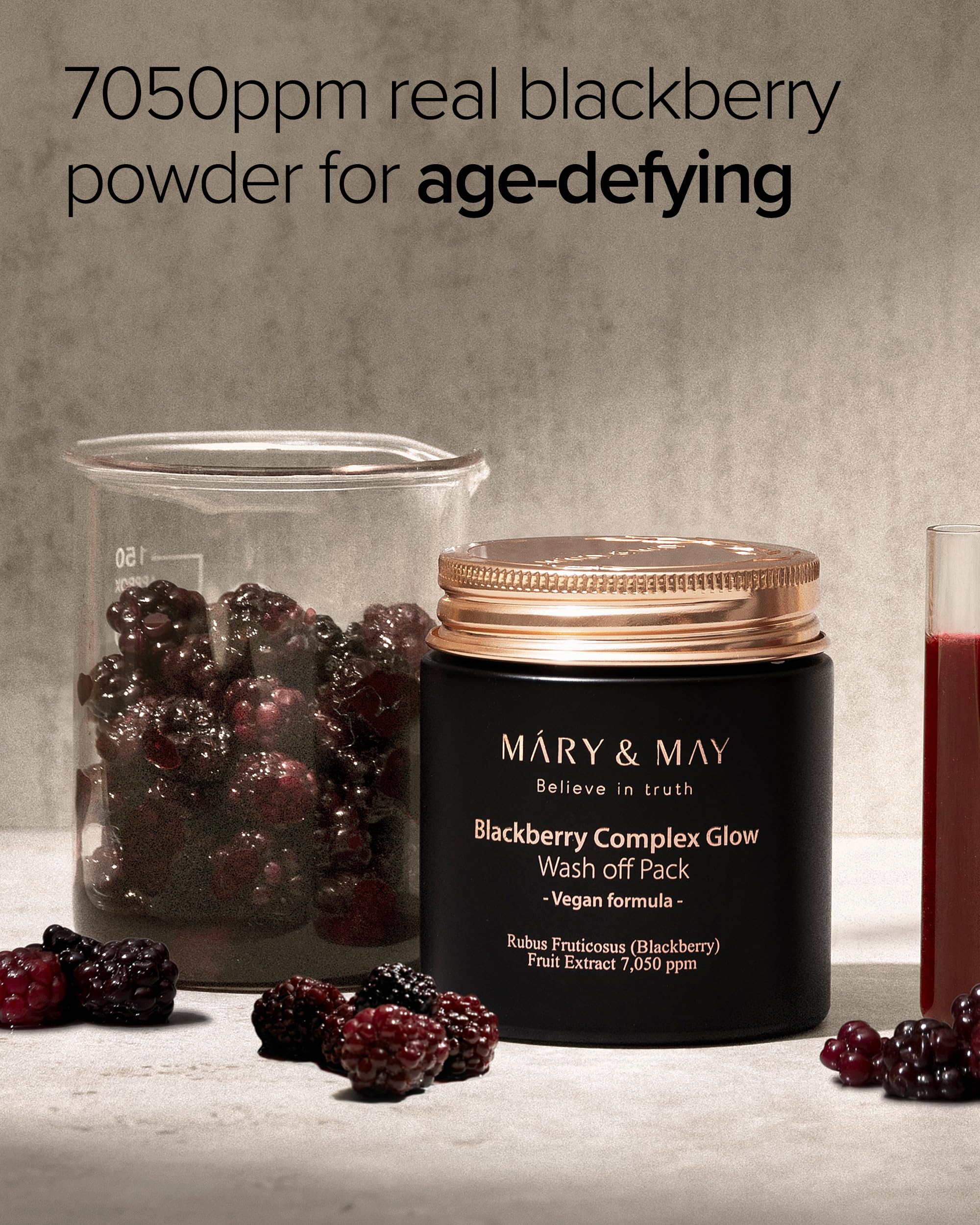 Foto 4 pulgar | Mascarilla Wash Off Mary&may Vegan Blackberry Complex 125 Ml - Venta Internacional.