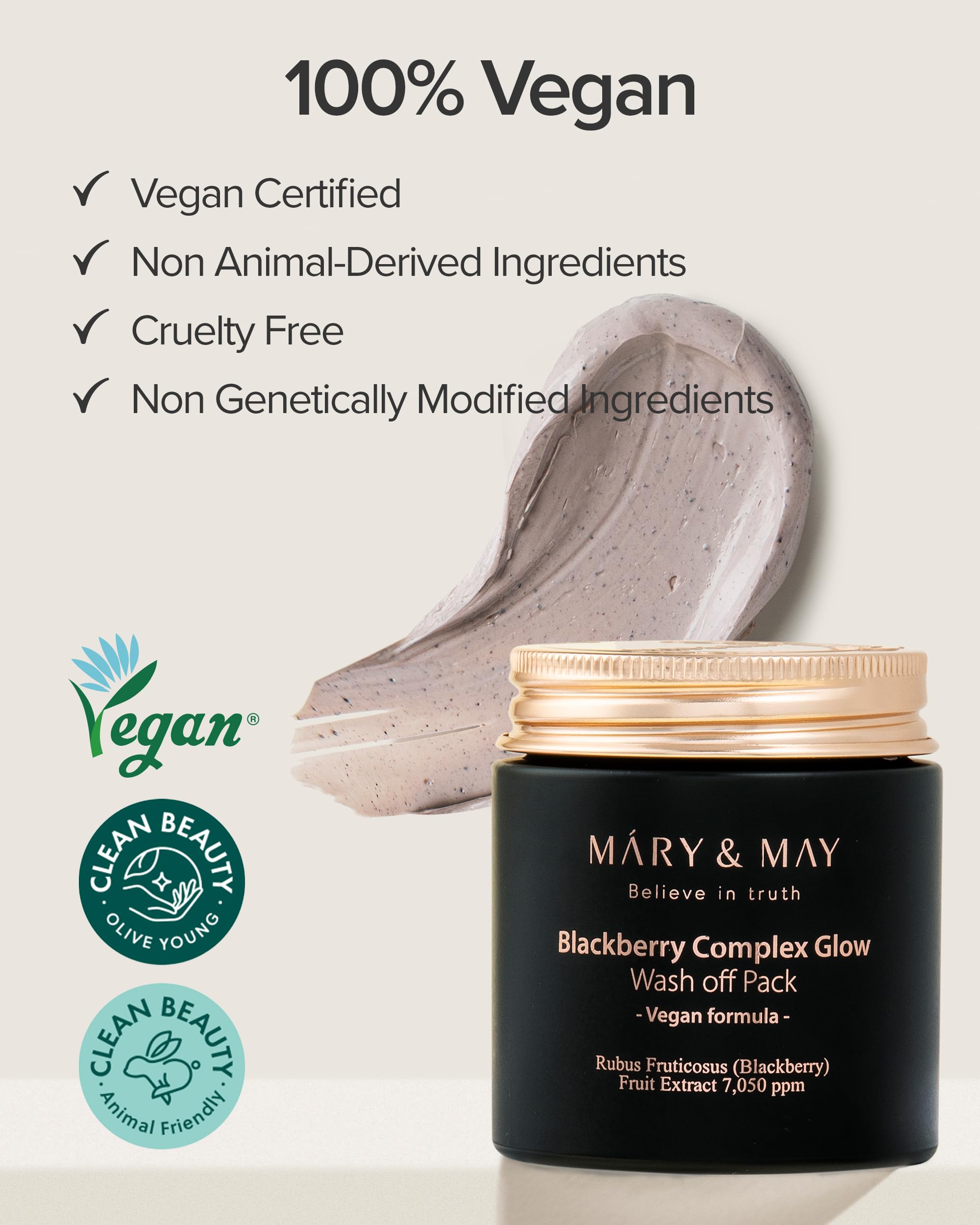 Foto 8 pulgar | Mascarilla Wash Off Mary&may Vegan Blackberry Complex 125 Ml - Venta Internacional.