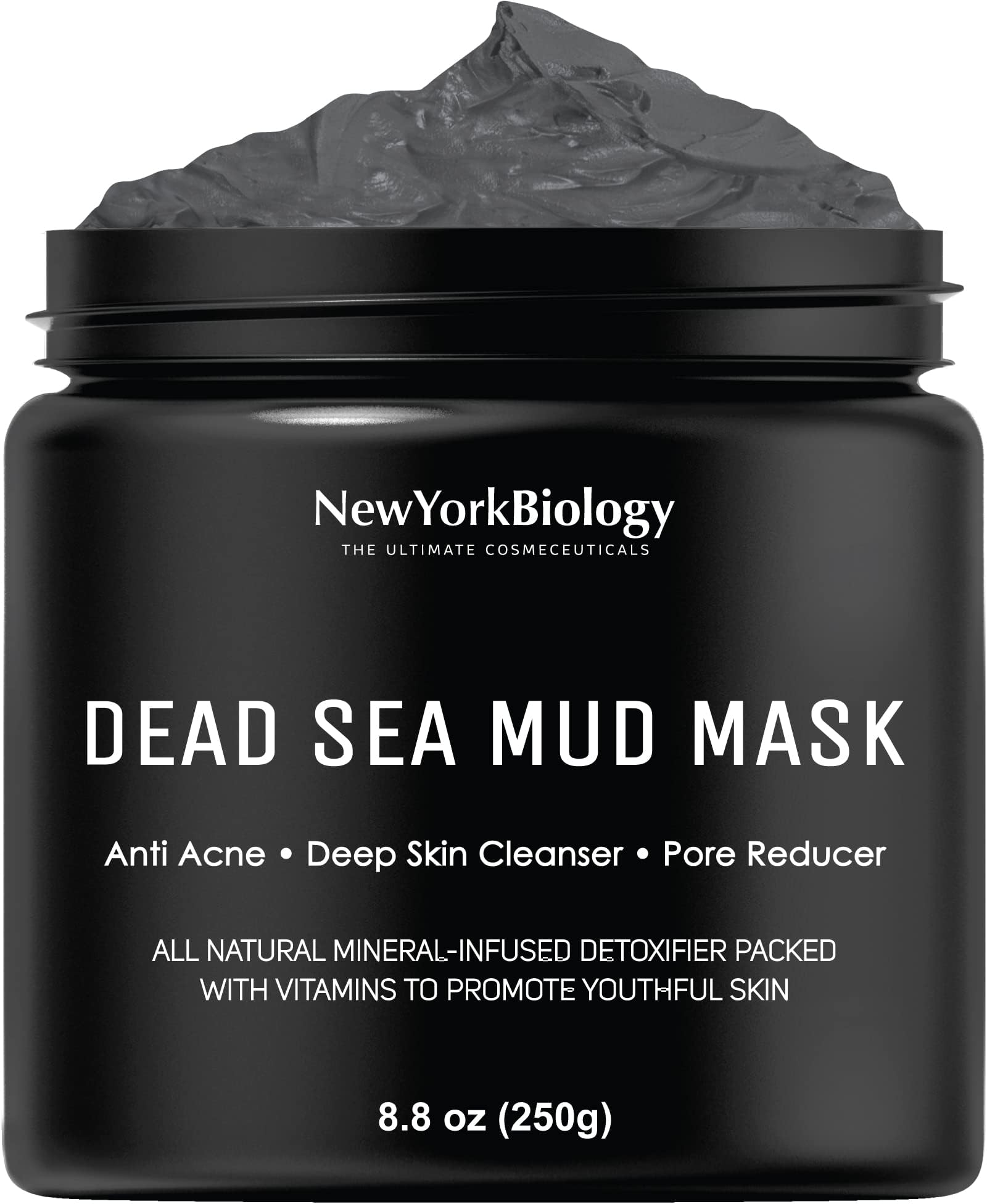 Mascarilla De Barro New York Biology, Reductora De Poros Del Mar Muerto, 260 Ml - Venta Internacional.