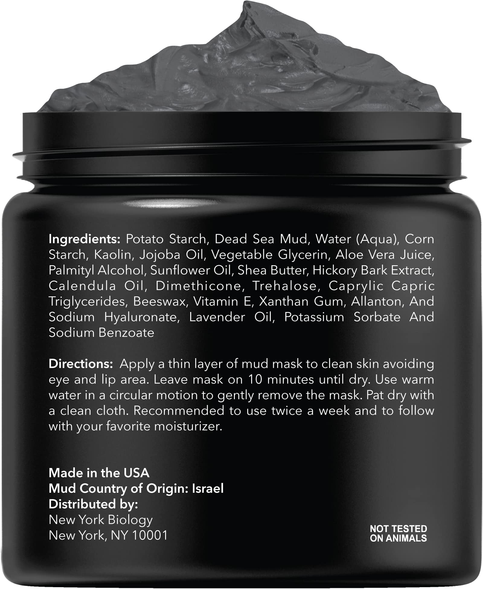 Foto 3 pulgar | Mascarilla De Barro New York Biology, Reductora De Poros Del Mar Muerto, 260 Ml - Venta Internacional.