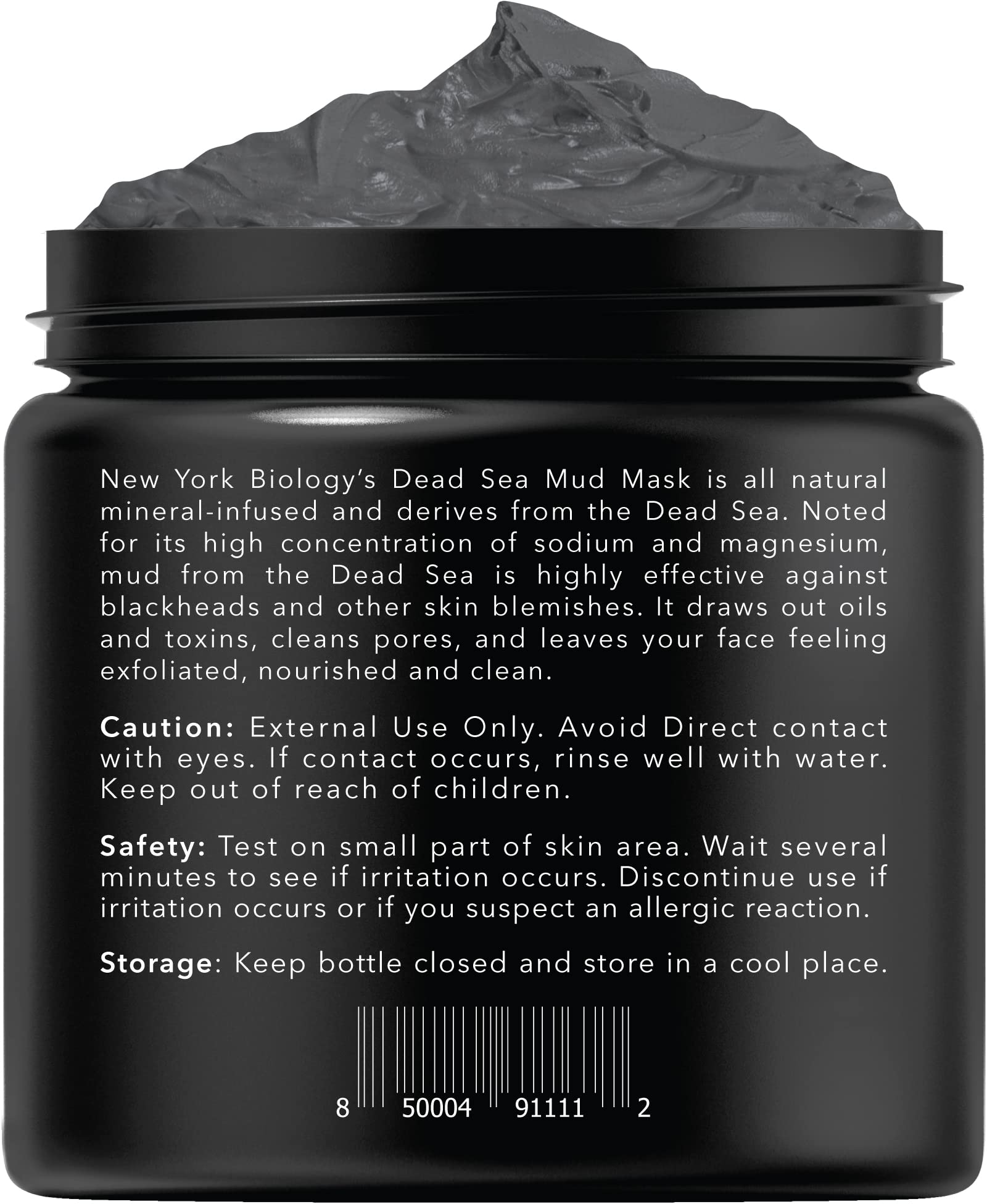 Foto 4 pulgar | Mascarilla De Barro New York Biology, Reductora De Poros Del Mar Muerto, 260 Ml - Venta Internacional.