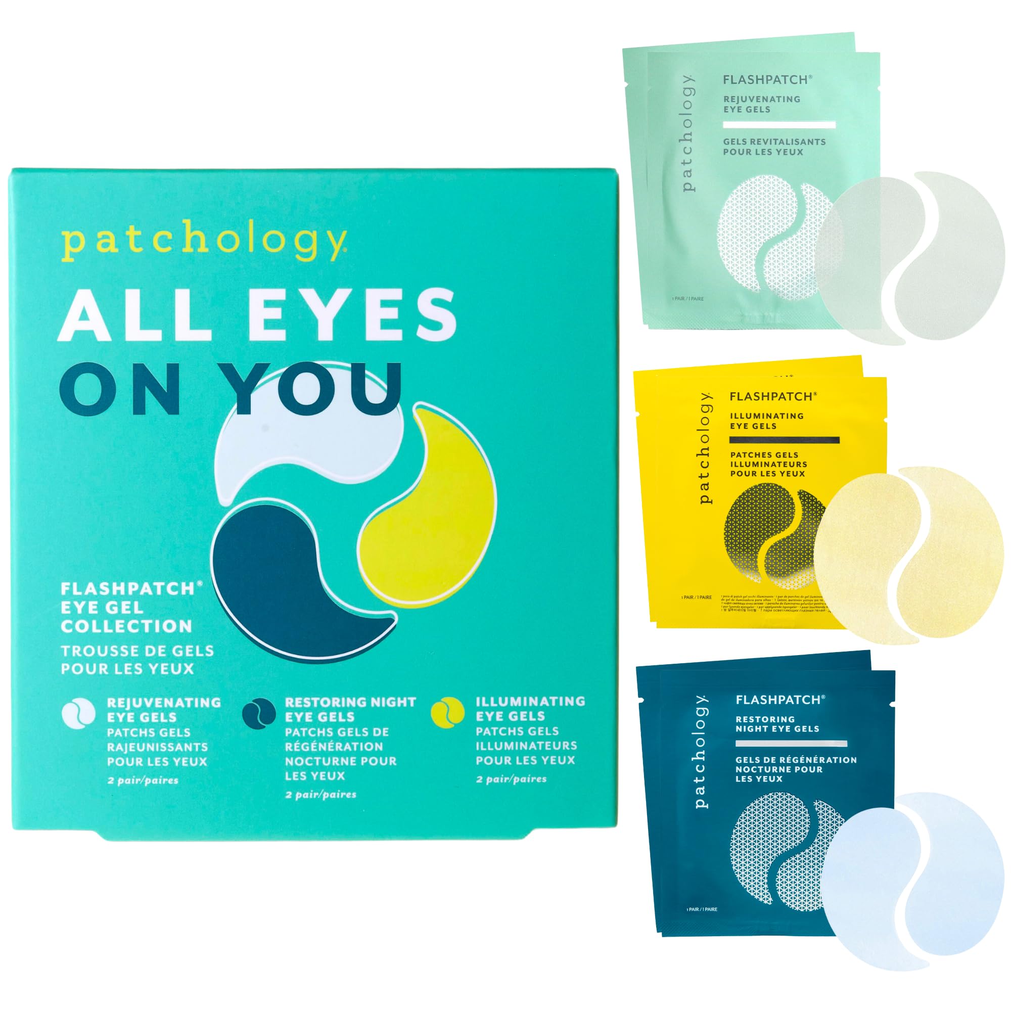 Mascarilla Para Debajo De Los Ojos Patchology All Eyes On You Retinol Colágeno - Venta Internacional.