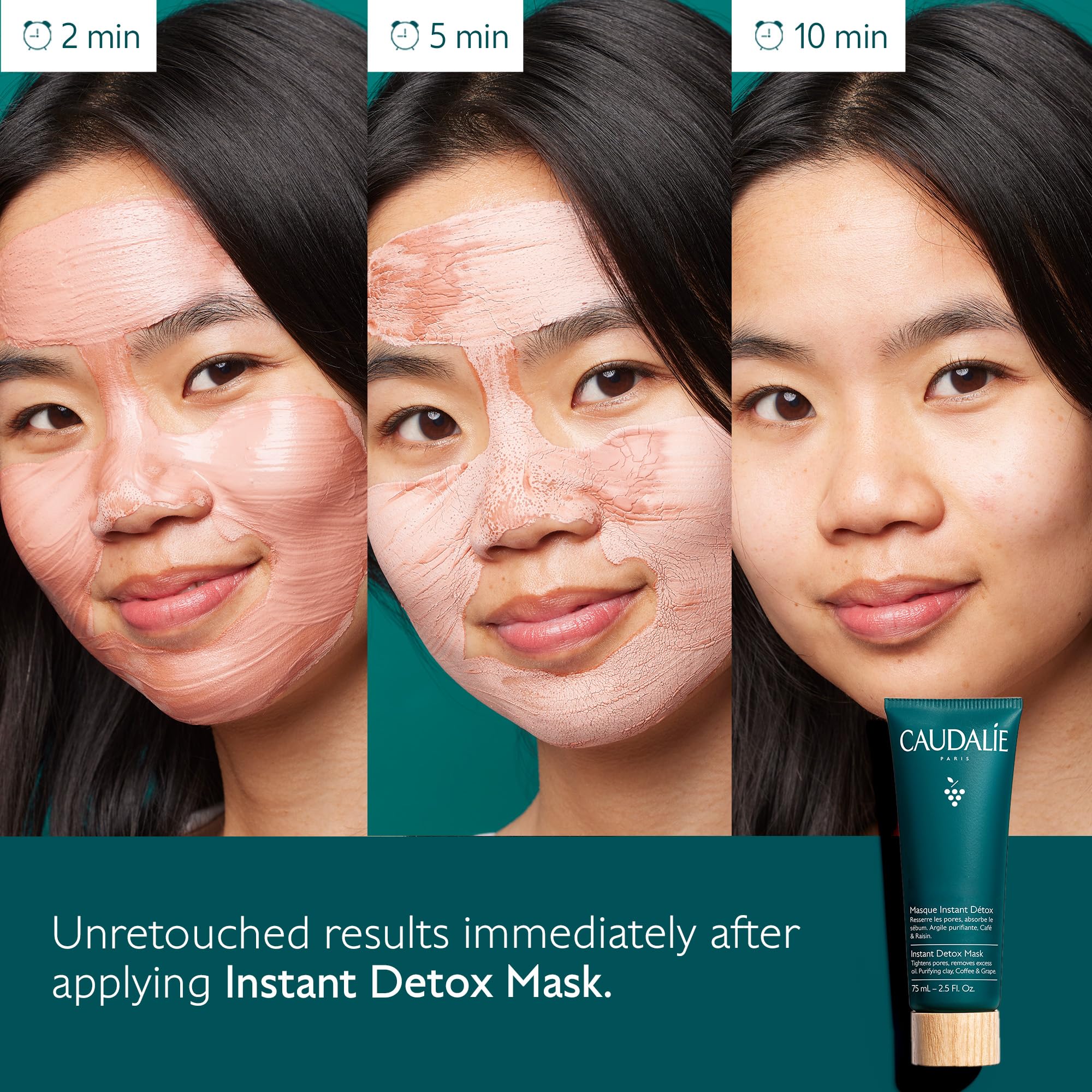 Foto 3 pulgar | Mascarilla Facial Caudalie Instant Detox Minimizador De Poros 75 Ml - Venta Internacional.