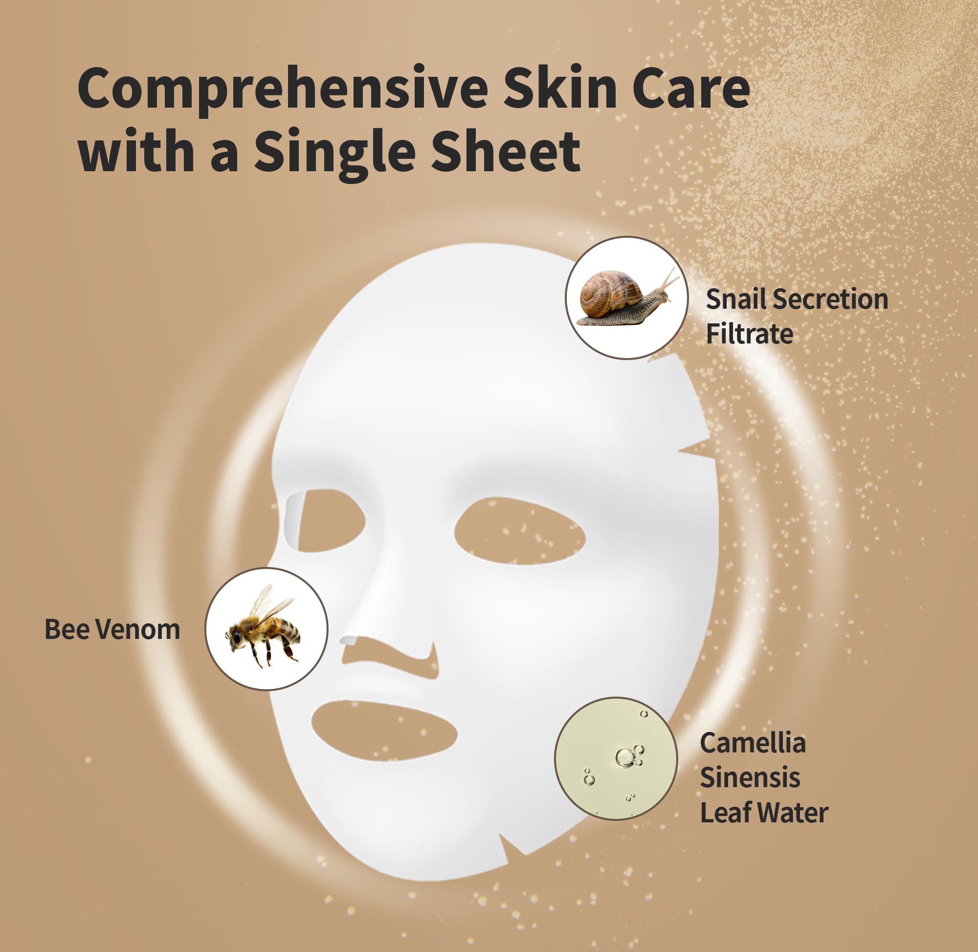 Foto 4 pulgar | Mascarilla Facial Benton Snail Bee De Alto Contenido, 10 Hojas - Venta Internacional.