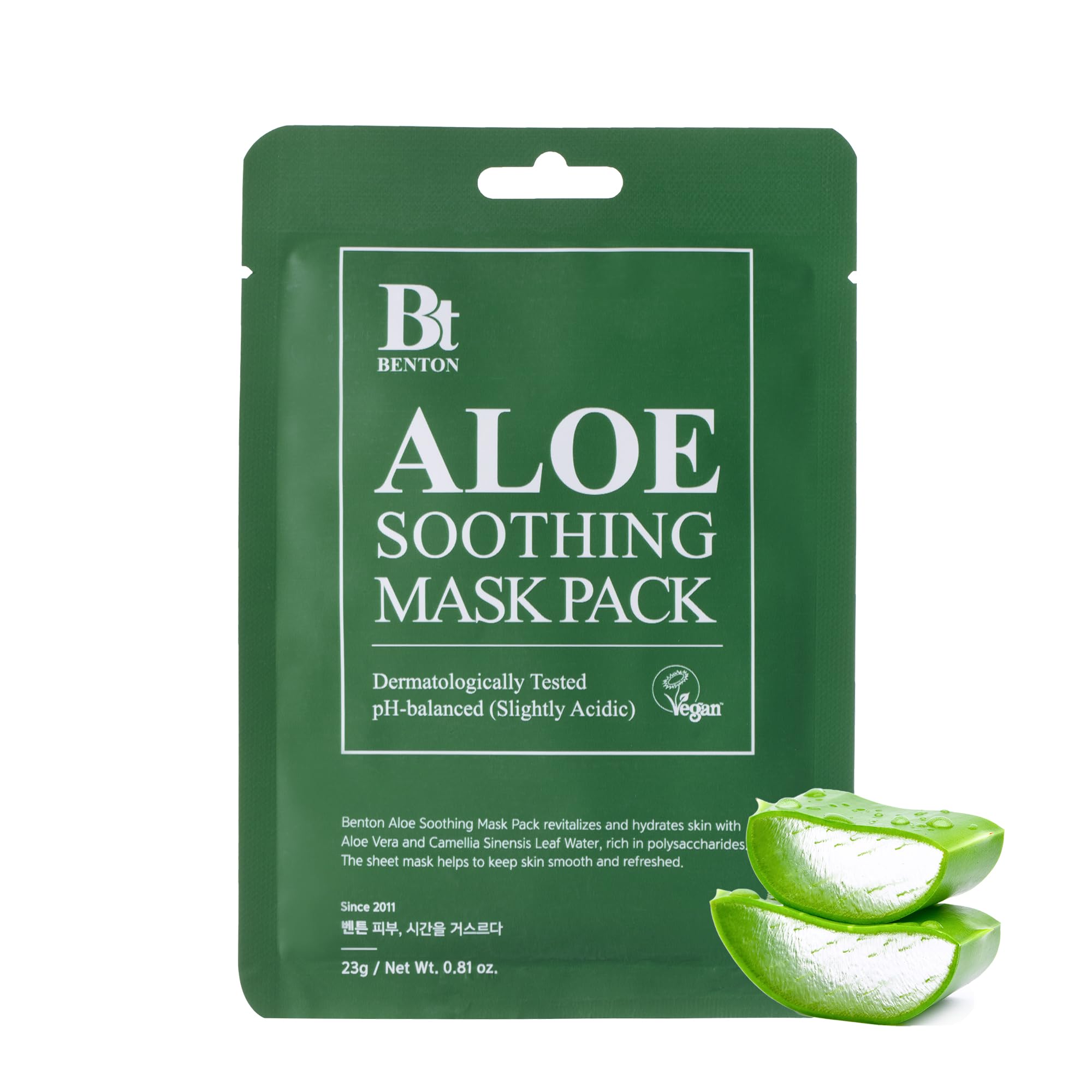 Foto 2 pulgar | Mascarilla Facial Benton Aloe Calmante, Paquete De 10 Unidades, 230 Ml - Venta Internacional.