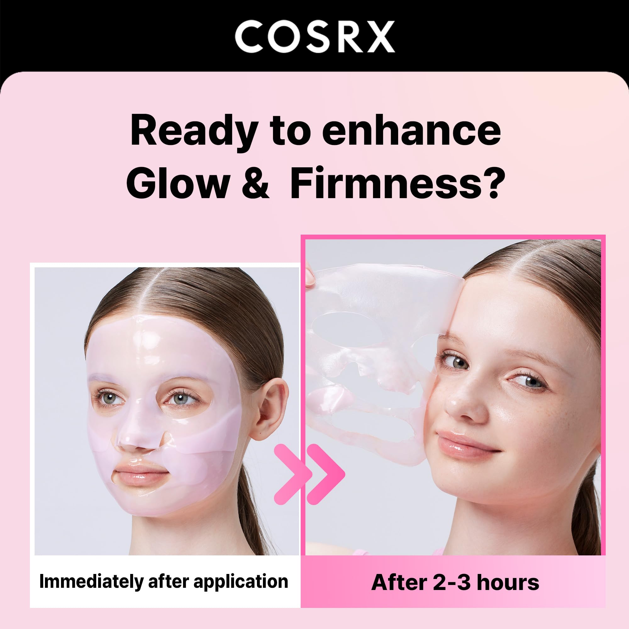 Foto 3 pulgar | Mascarilla Facial Cosrx The Peptide Collagen Lifting Glow X3 - Venta Internacional.