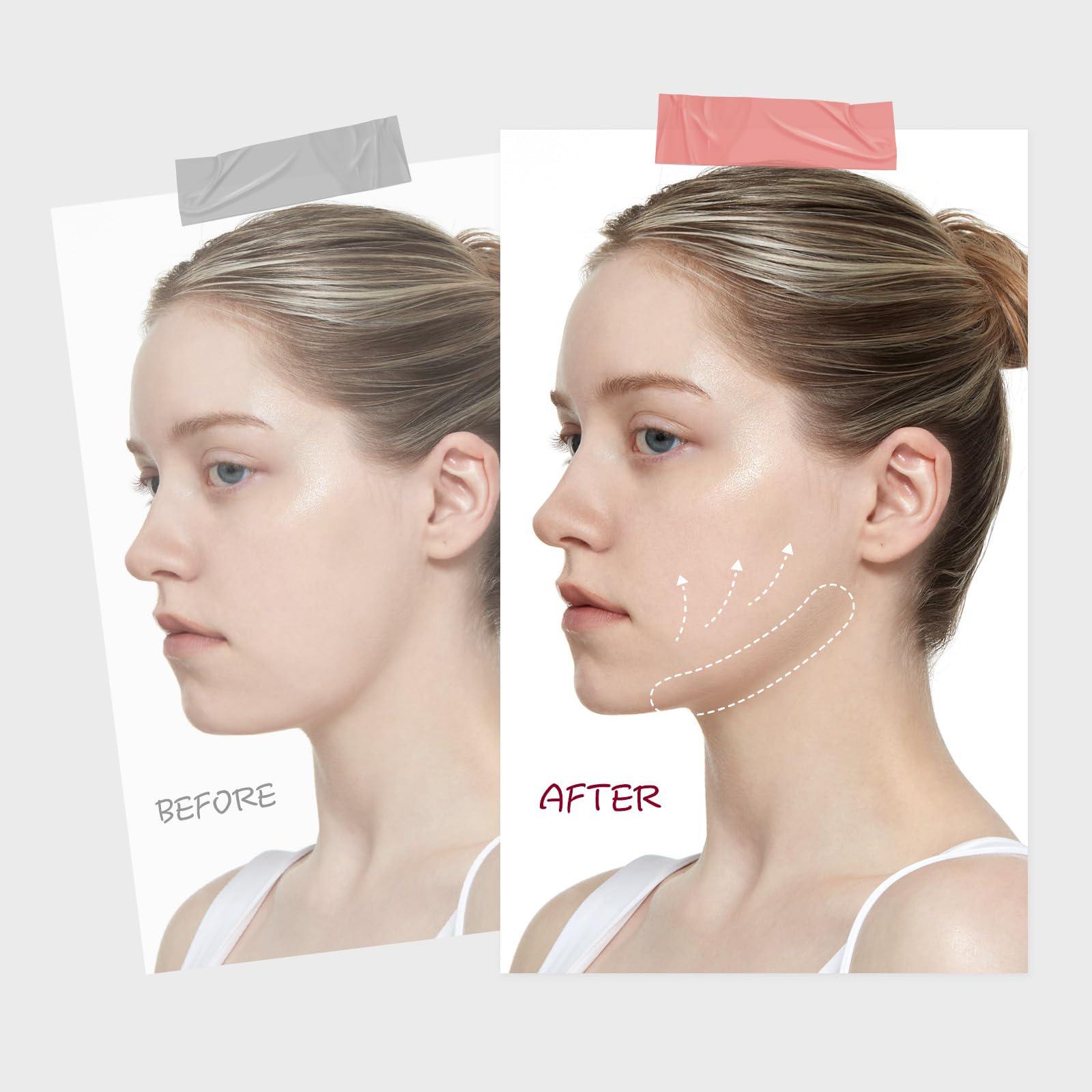 Foto 4 pulgar | Mascarilla De Gel Lifting V-line Round Lab Camellia Deep Collagen - Venta Internacional.
