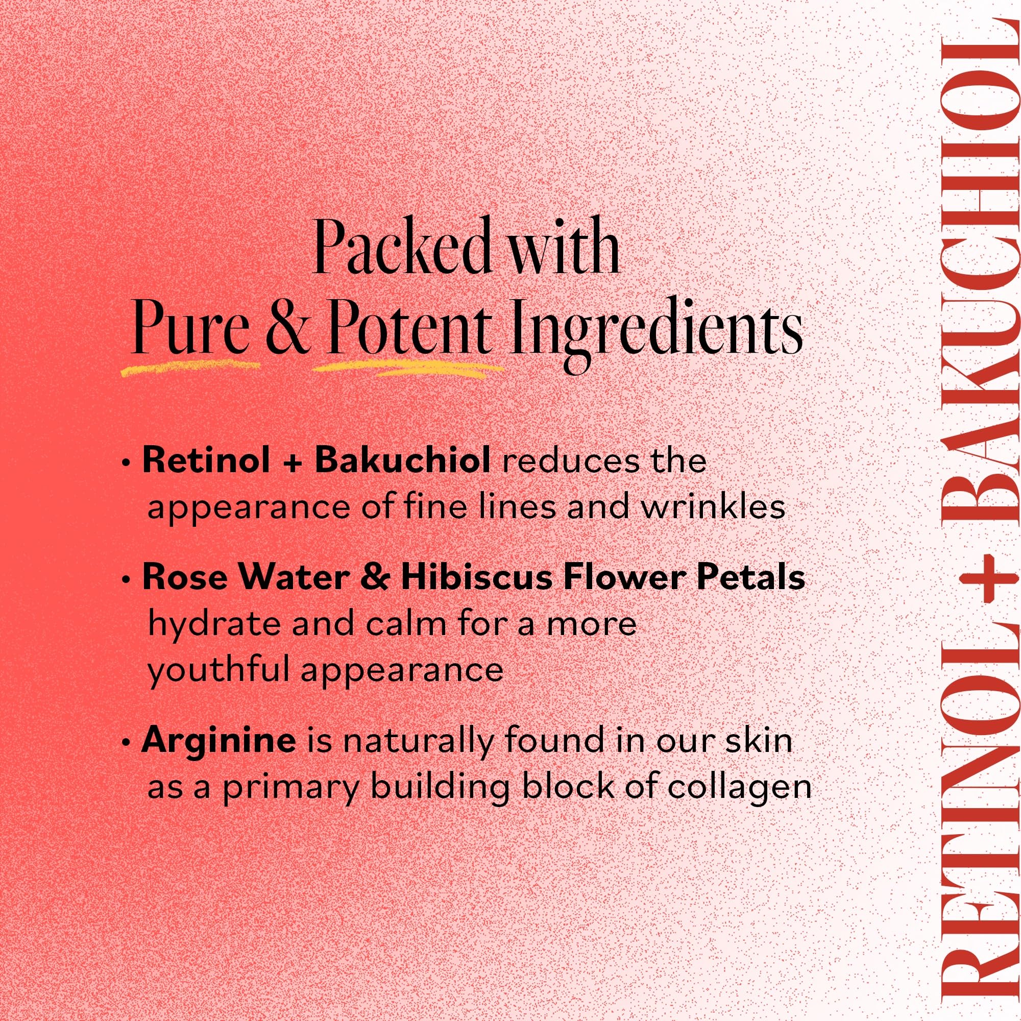 Foto 3 pulgar | Parches Para Debajo De Los Ojos Derma E Retinol Y Bakuchiol, 5 Pares - Venta Internacional.