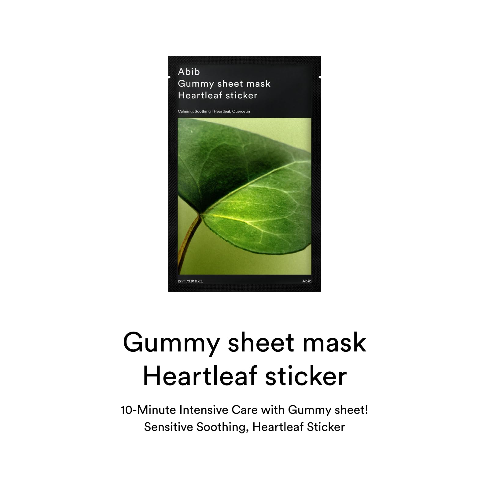 Foto 3 pulgar | Mascarilla Abib Gummy Heartleaf Soothing Con 10 Láminas - Venta Internacional.