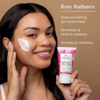 Foto 2 | Mascarilla Facial Heritage Store, Gelatina Hidratante De Agua De Rosas, 60 Ml - Venta Internacional.