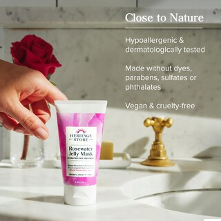 Foto 3 | Mascarilla Facial Heritage Store, Gelatina Hidratante De Agua De Rosas, 60 Ml - Venta Internacional.
