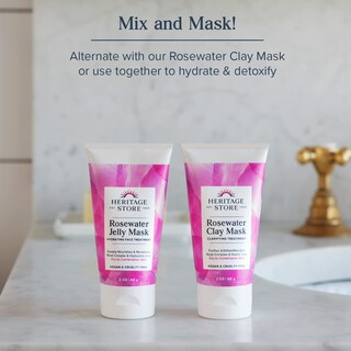 Foto 5 | Mascarilla Facial Heritage Store, Gelatina Hidratante De Agua De Rosas, 60 Ml - Venta Internacional.