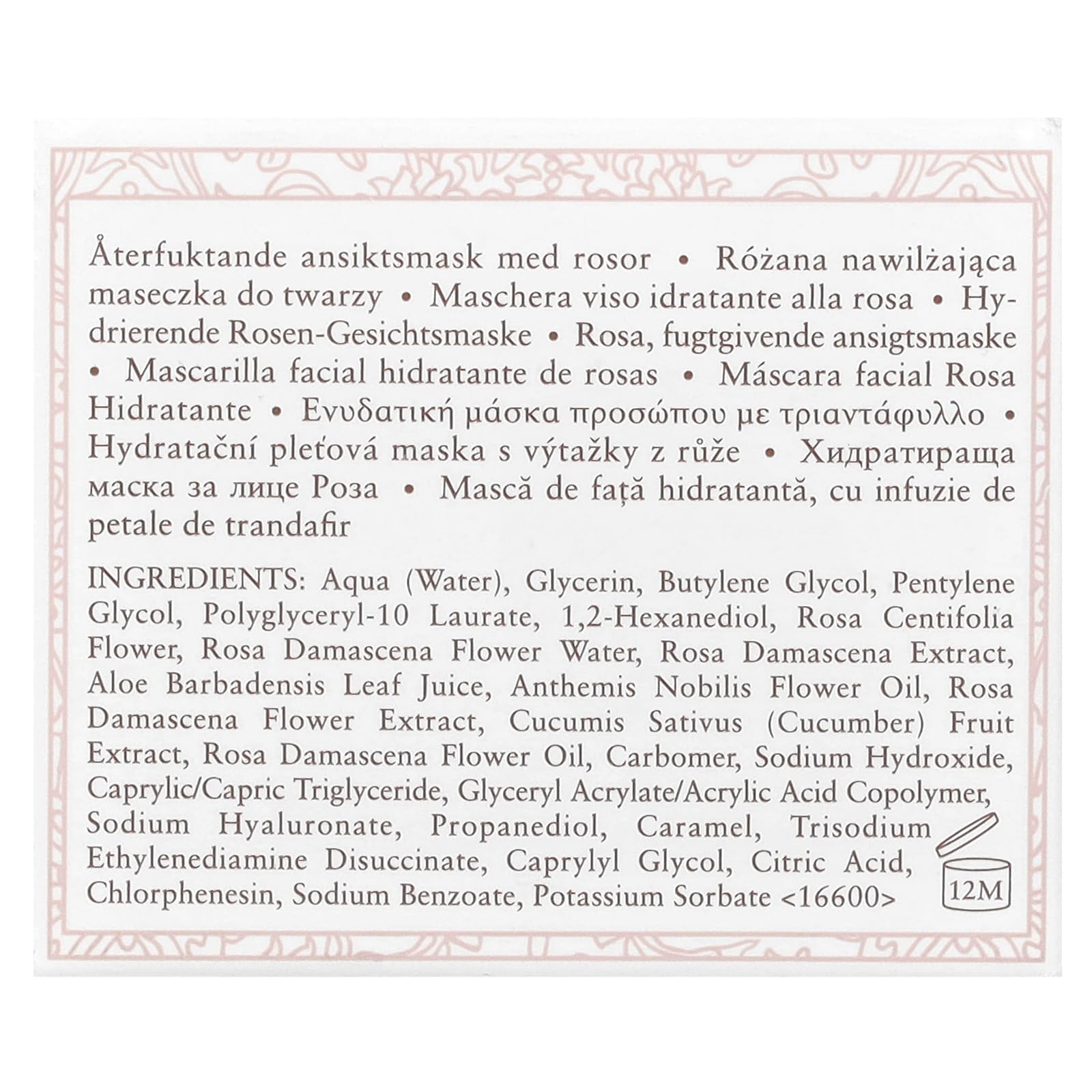 Foto 4 pulgar | Mascarilla Facial Fresh Mini Rose De 30 Ml Con Pétalos De Rosa Reales - Venta Internacional.