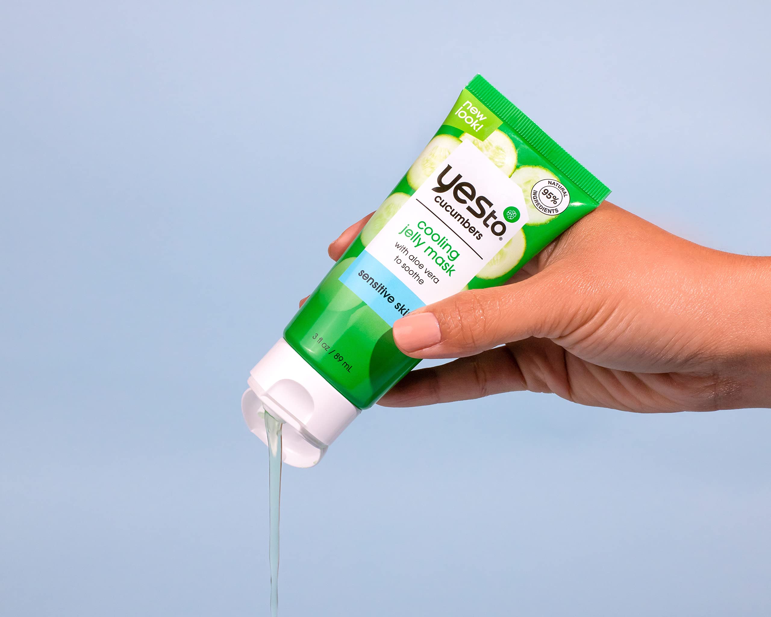Foto 8 pulgar | Mascarilla De Gelatina Yes To Cucumber, Refrescante E Hidratante, 90 Ml, Vegana - Venta Internacional.