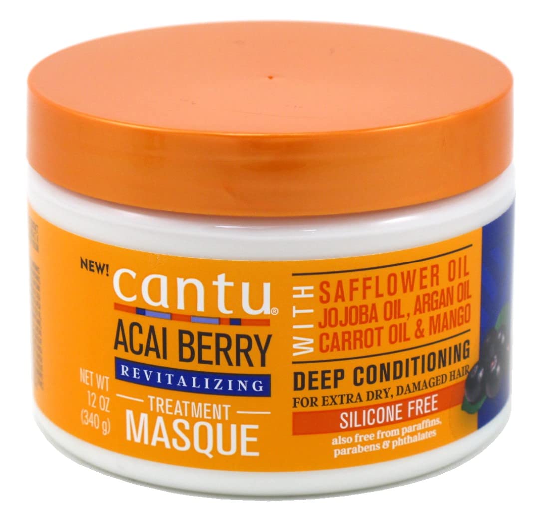 Tratamiento Masque Cantu Revitalizante Acai Berry 340g - Venta Internacional.