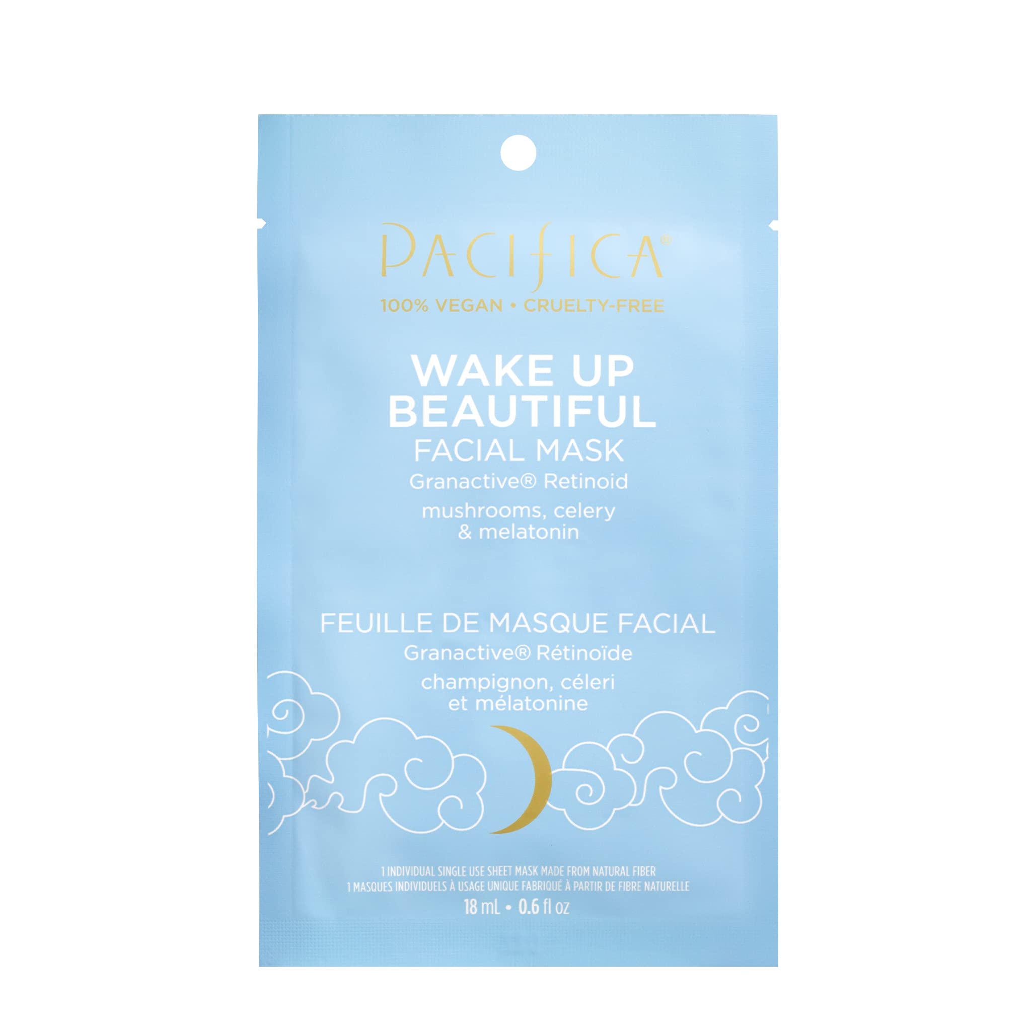 Mascarilla Facial Pacifica Beauty Wake Up Beautiful Granactive Retinoid - Venta Internacional.
