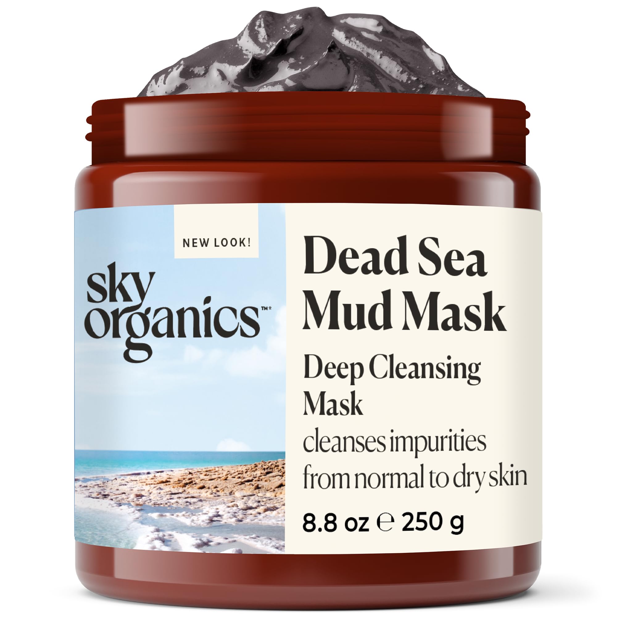 Foto 2 pulgar | Mascarilla Facial Sky Organics Dead Sea Mud Con Manteca De Karité 240 Ml - Venta Internacional.
