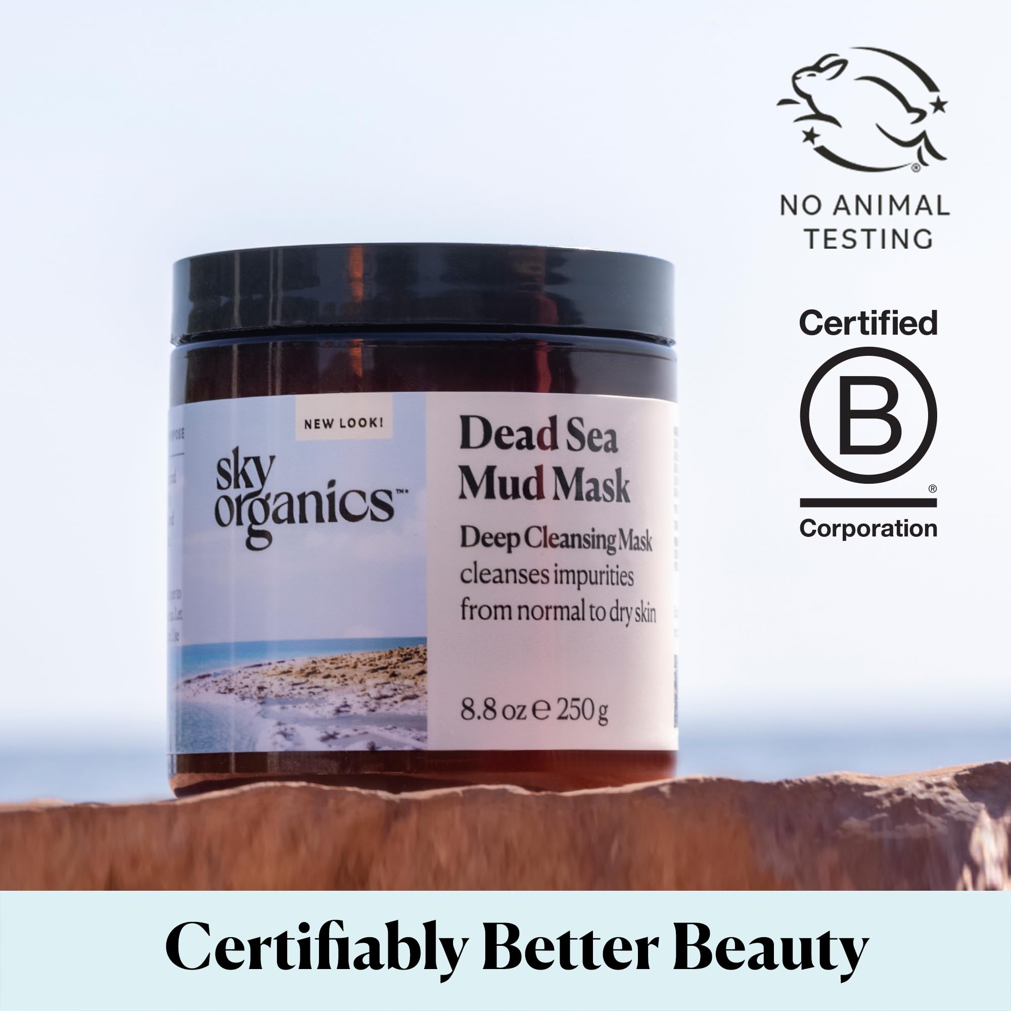 Foto 7 pulgar | Mascarilla Facial Sky Organics Dead Sea Mud Con Manteca De Karité 240 Ml - Venta Internacional.