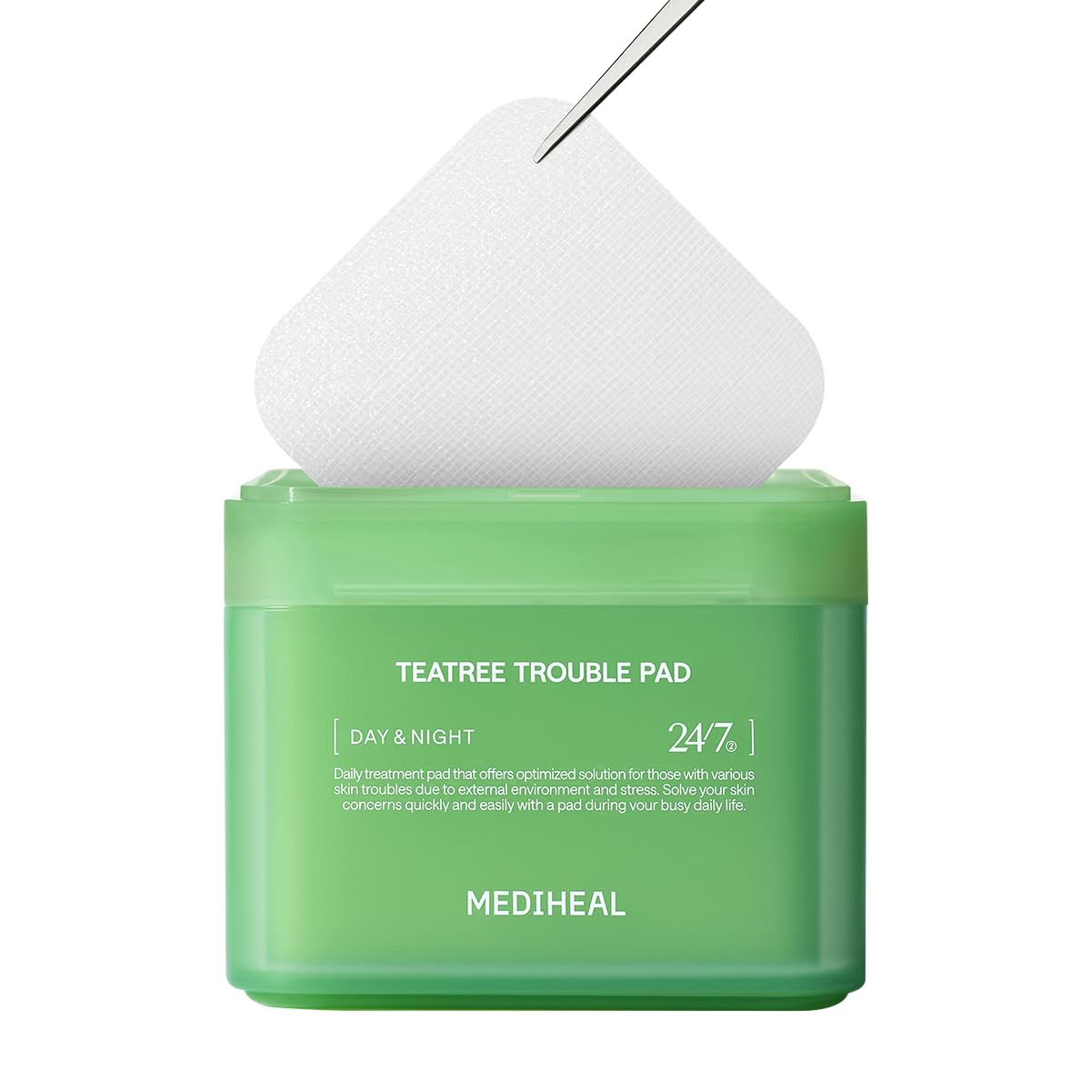 Foto 1 | Almohadillas Tónicas Faciales Mediheal Teatree Trouble Con Árbol De Té  100 Almohadillas - Venta Internacional.