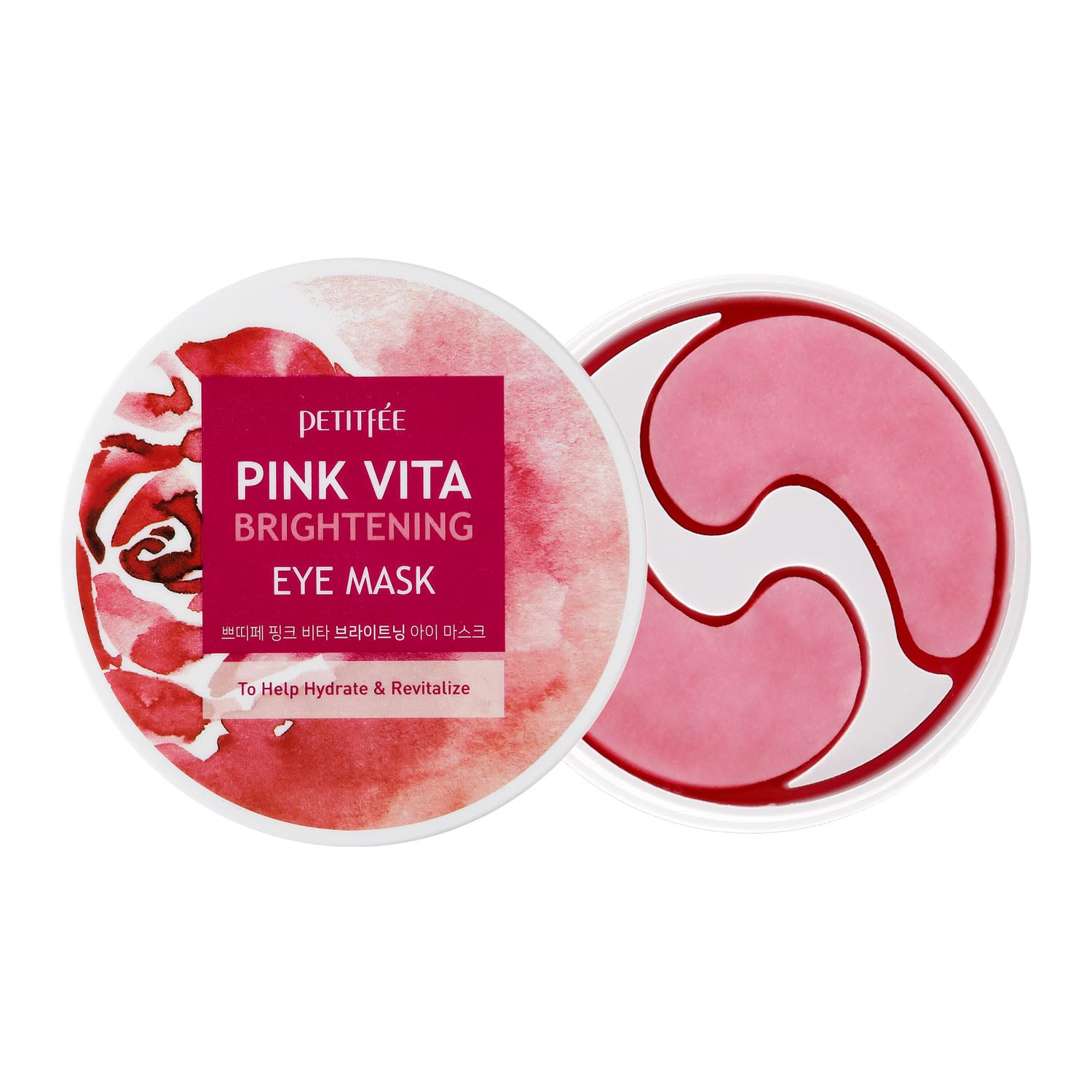 Foto 2 pulgar | Máscara De Ojos Petitfee Pink Vita Brightening 60 Piezas - Venta Internacional.