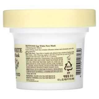 Foto 2 | Mascarilla Facial Skinfood Máscara De Poros De Clara De Huevo 125g - Venta Internacional.