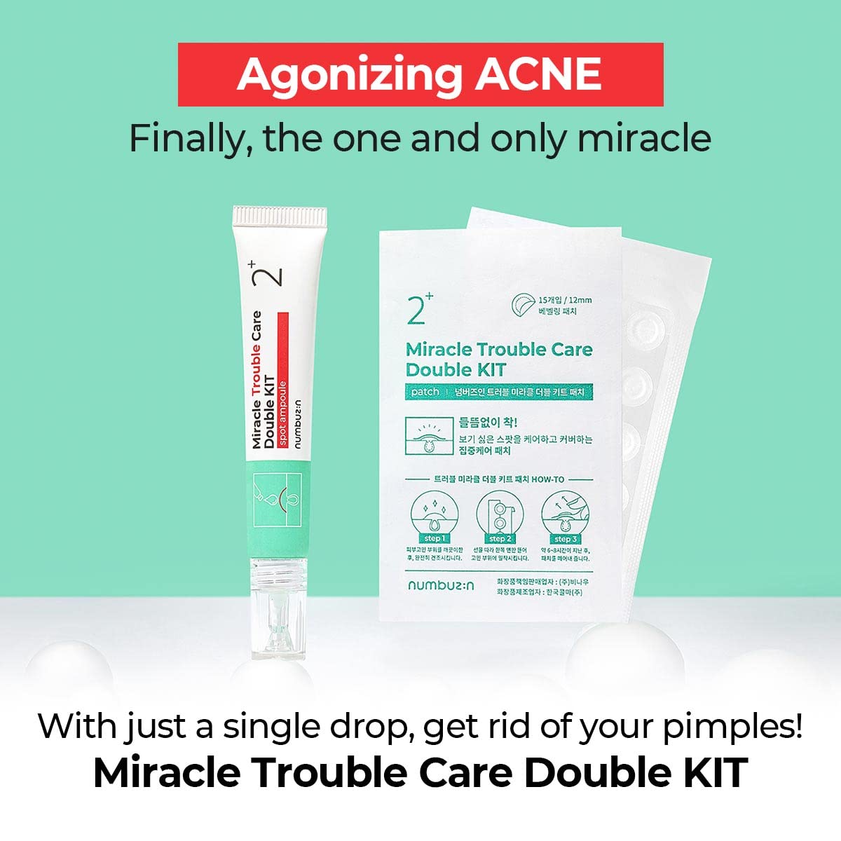 Foto 3 pulgar | Kit De Cuidado De La Piel Numbuzin No.2 Miracle Trouble Care - Venta Internacional.