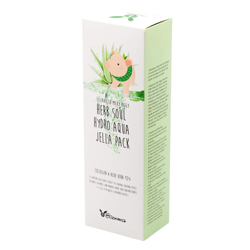 Foto 5 pulgar | Mascarilla Facial Elizavecca Milky Piggy Herb Soul Hydro Aqua Jella 250 Ml - Venta Internacional.