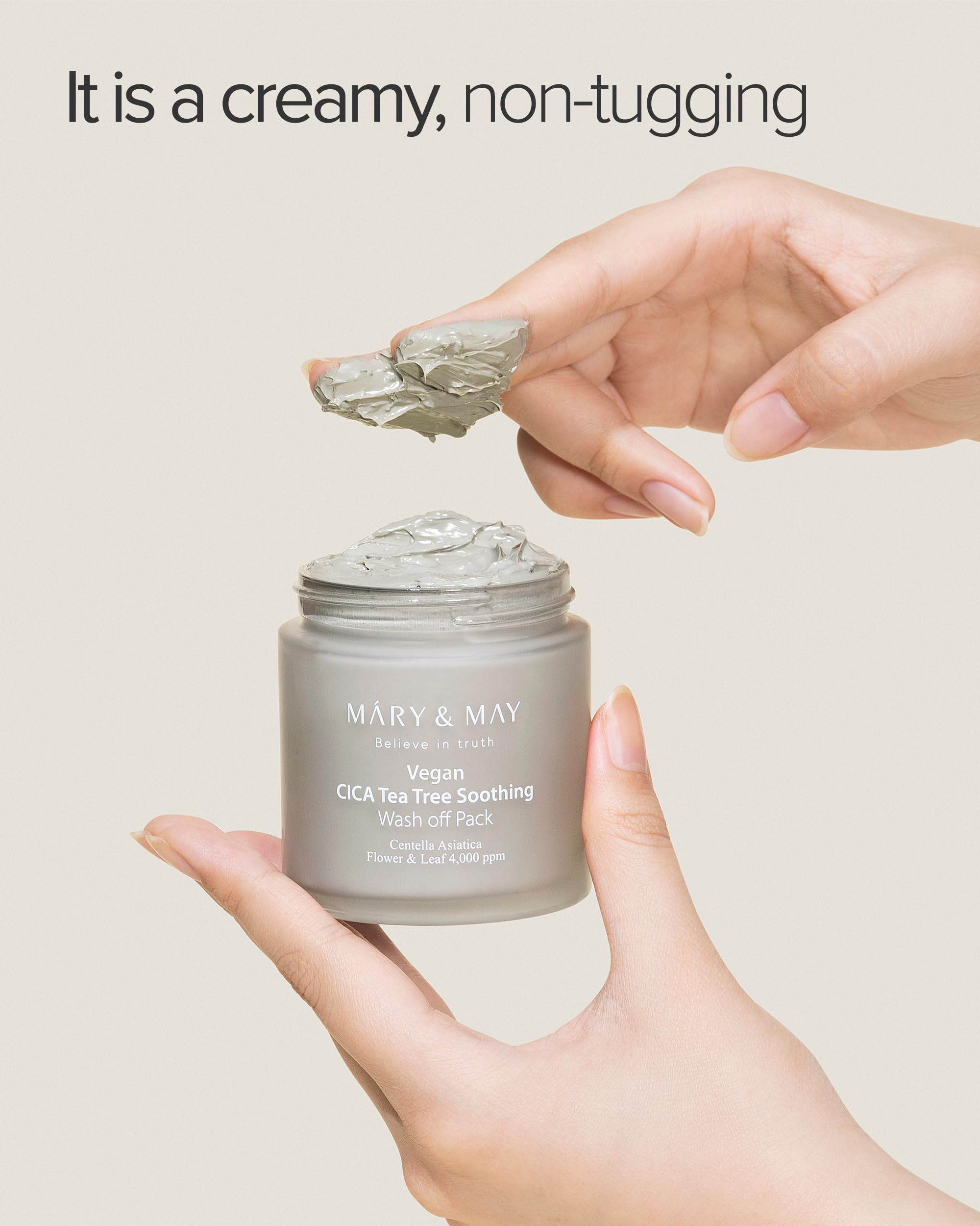 Foto 5 | Máscara De Arcilla Mary&may Vegan Cica Tea Tree Calmante 125 G - Venta Internacional.