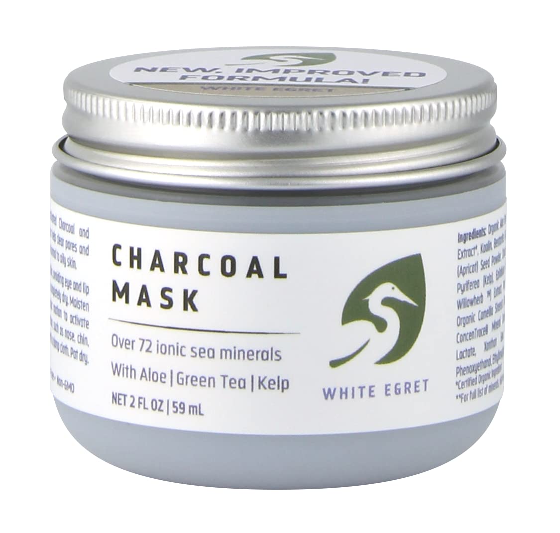 Foto 2 pulgar | Mascarilla De Carbón Vegetal Con Garceta Blanca Con 72 Minerales Iónicos  60 Ml - Venta Internacional.