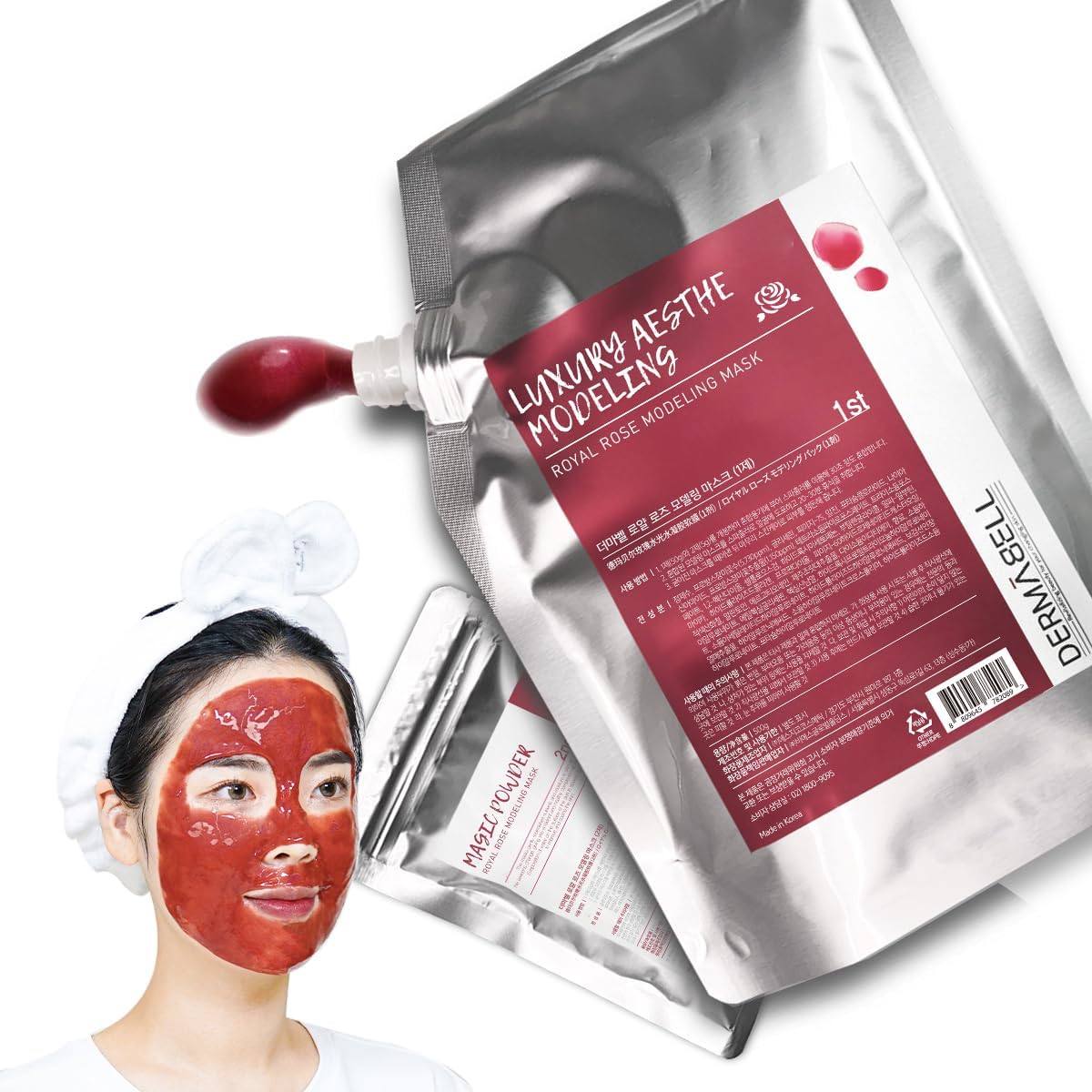 Foto 2 pulgar | Máscara Facial Dermabell Rose 500 Ml Premium Hydrating Korea - Venta Internacional.