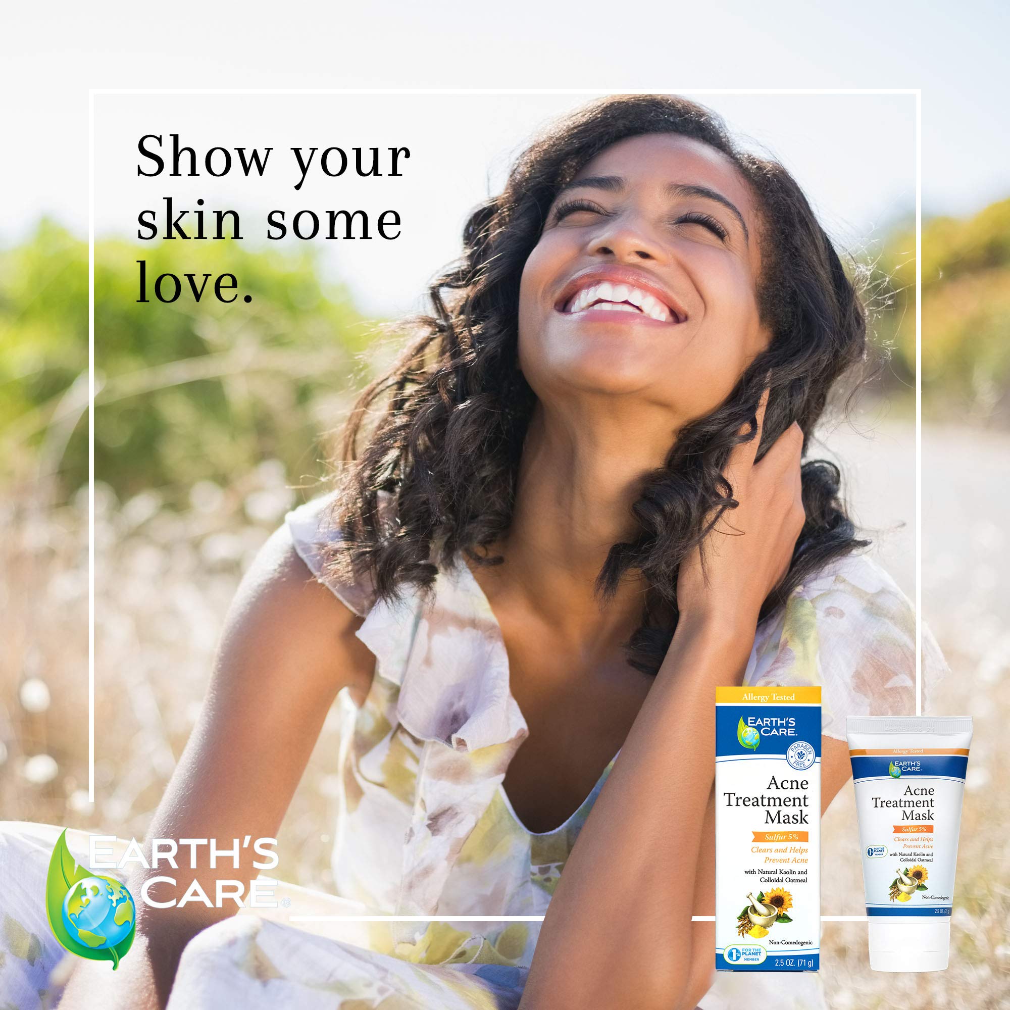 Foto 4 | Mascarilla De Tratamiento Para El Acné Earth's Care Con 5% De Azufre Para Acné Quístico  75 Ml - Venta Internacional.