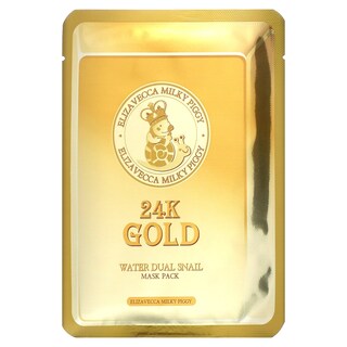 Foto 3 | Máscara De Belleza Elizavecca Milky Piggy Oro De 24 Quilates Agua Doble Caracol 10 Hojas - Venta Internacional.