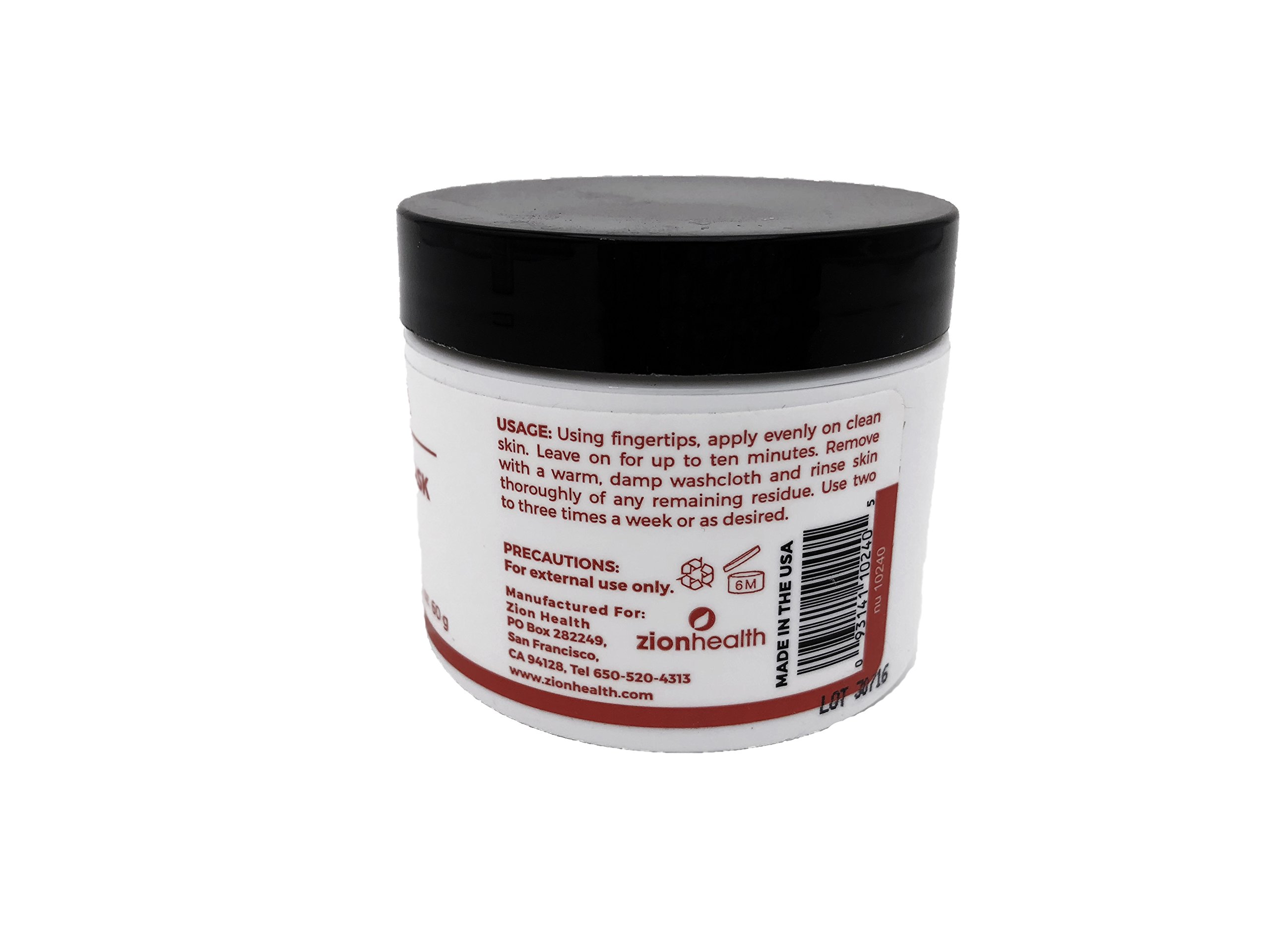 Foto 3 pulgar | Glow Mask Zion Health Adama Cream 60 Ml Con Extracto De Rosa - Venta Internacional.